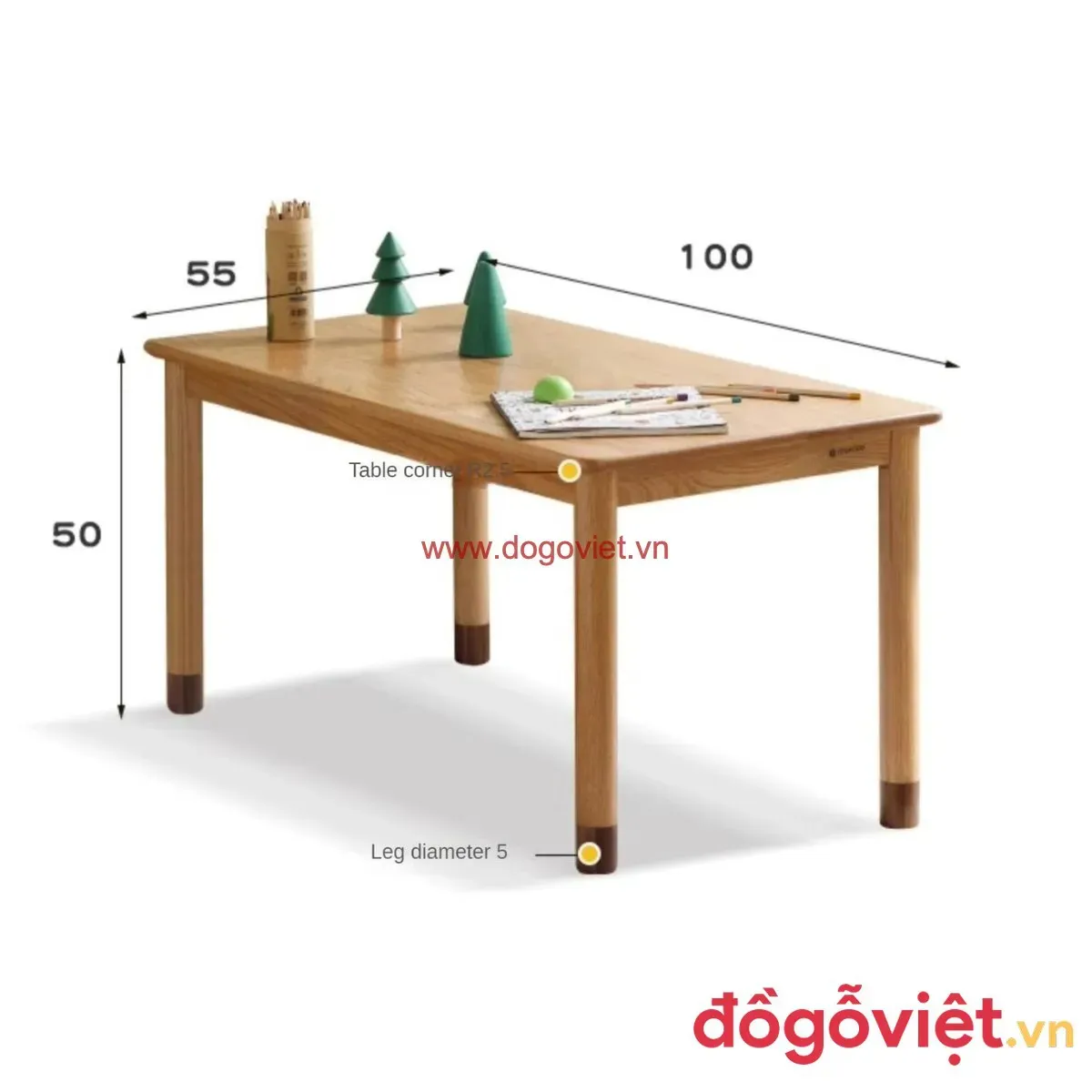 Bàn học gỗ thịt: Xu hướng lựa chọn bền đẹp, an toàn cho bé Bàn học gỗ thịt: Xu hướng lựa chọn bền đẹp, an toàn cho bé