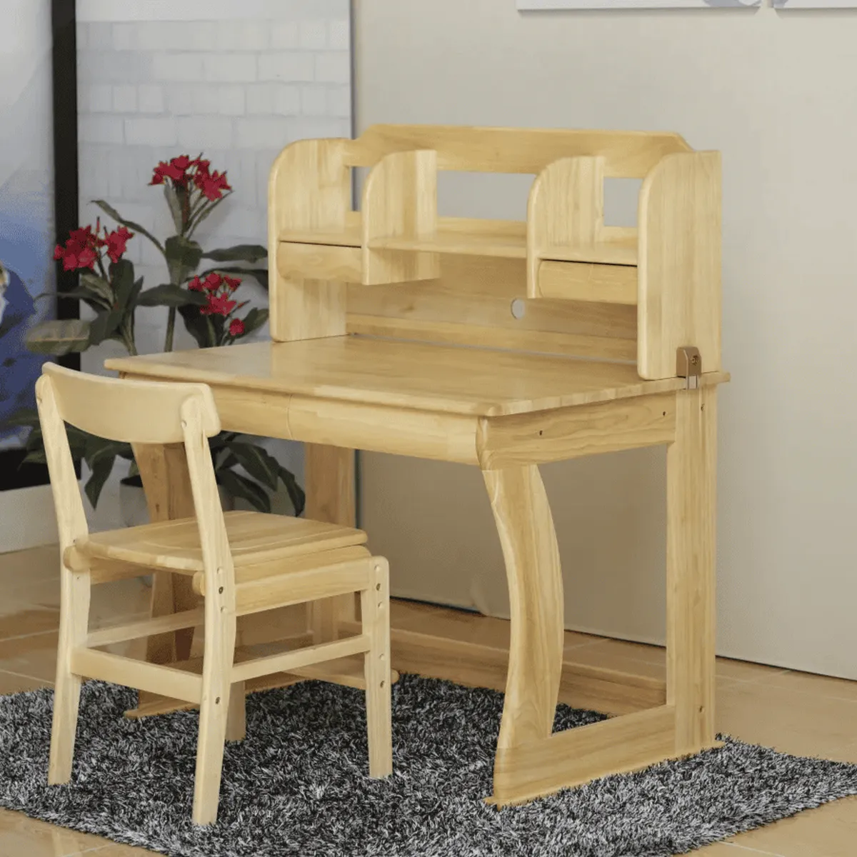 Bàn Học Gỗ Tự Nhiên Bàn Học Gỗ Tự Nhiên