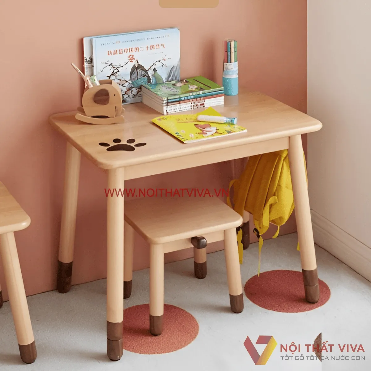 Bàn Học Gỗ Tự Nhiên Bàn Học Gỗ Tự Nhiên