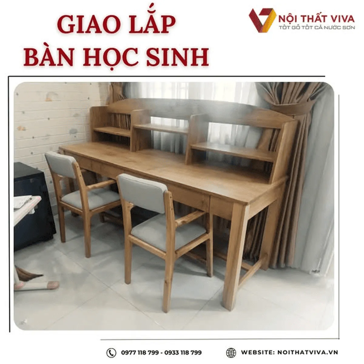 Bàn Học Gỗ Tự Nhiên Bàn Học Gỗ Tự Nhiên