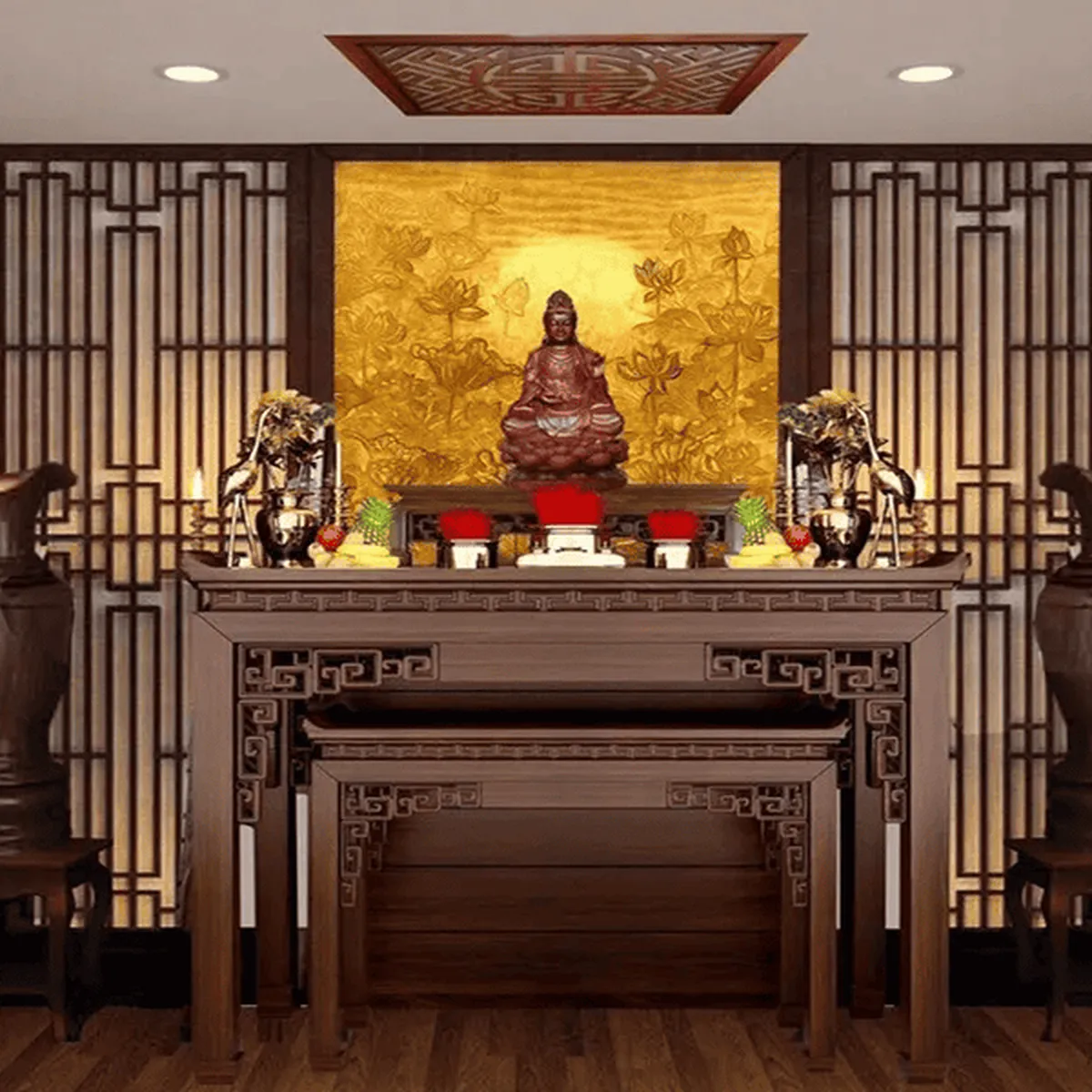 Bàn Thờ Gỗ Bàn Thờ Gỗ