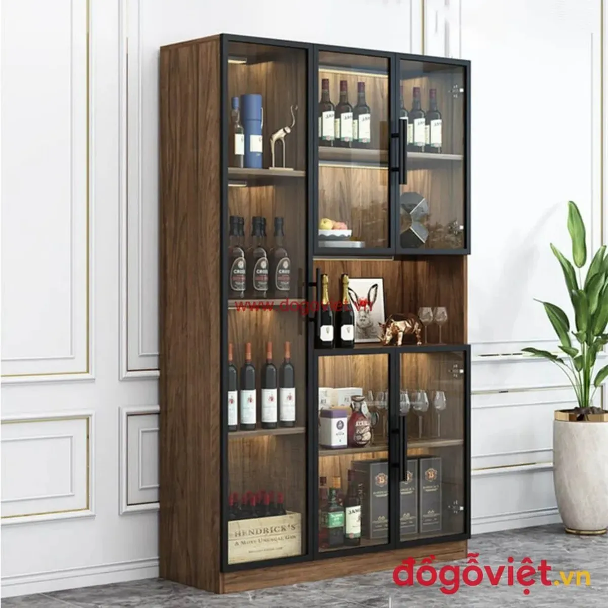 Cách chọn kích thước tủ rượu cánh kính khung nhôm hợp phong thủy, cân đối Cách chọn kích thước tủ rượu cánh kính khung nhôm hợp phong thủy, cân đối