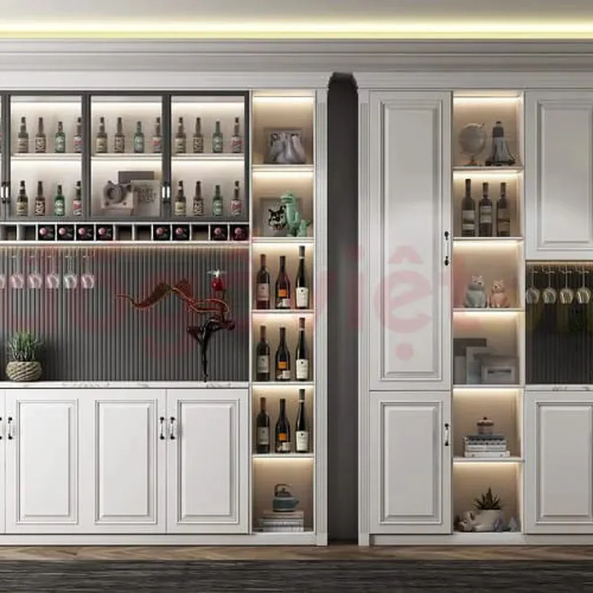 Cách chọn kích thước tủ rượu cánh kính khung nhôm hợp phong thủy, cân đối Cách chọn kích thước tủ rượu cánh kính khung nhôm hợp phong thủy, cân đối
