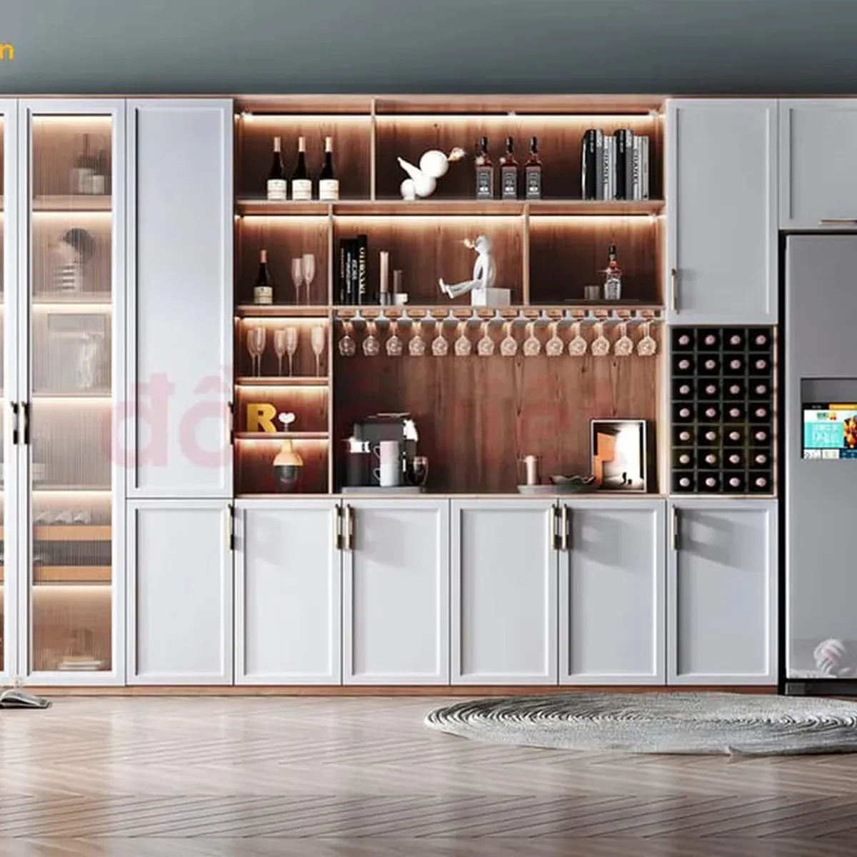Cách chọn kích thước tủ rượu cánh kính khung nhôm hợp phong thủy, cân đối Cách chọn kích thước tủ rượu cánh kính khung nhôm hợp phong thủy, cân đối