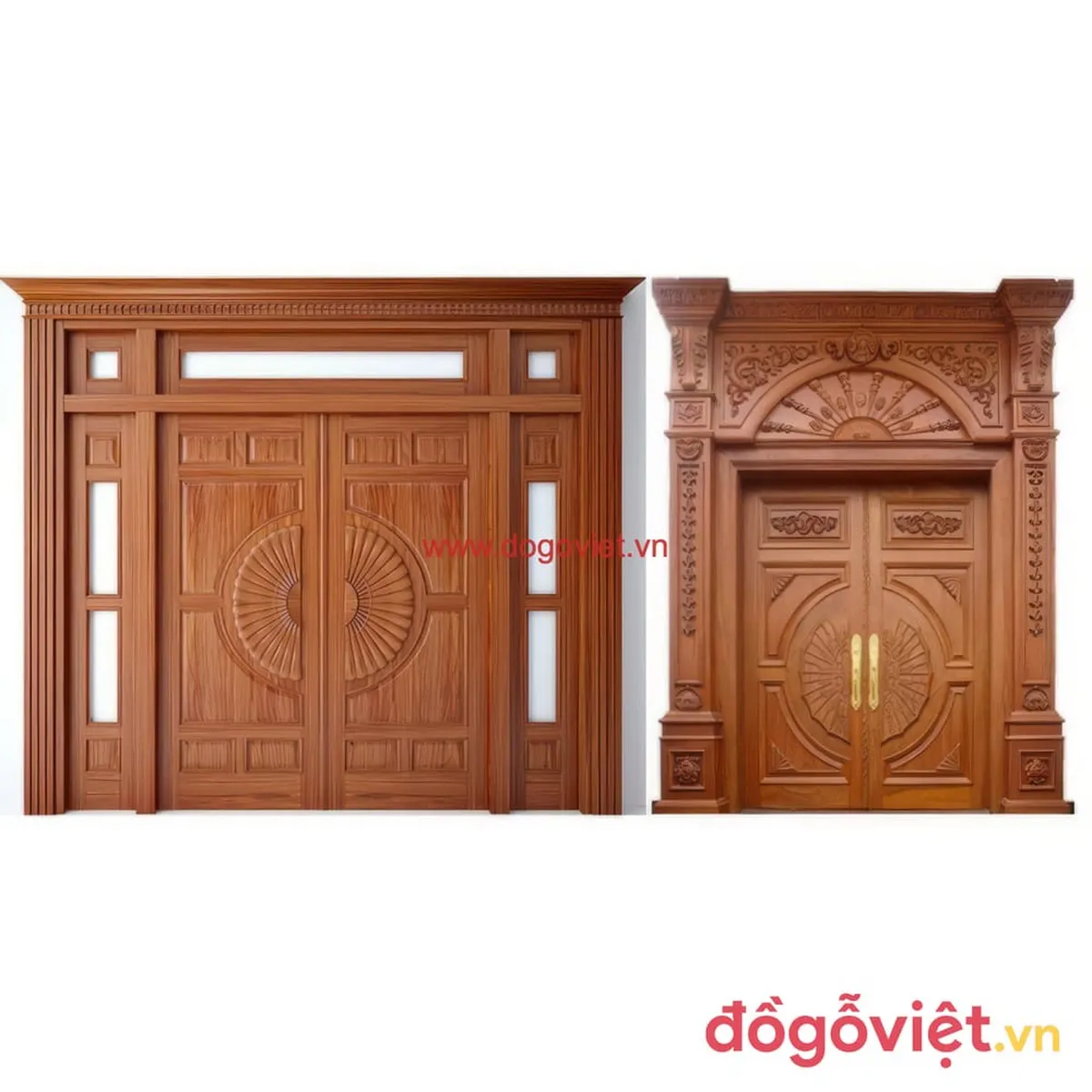 Cửa Gỗ Gõ Đỏ Cửa Gỗ Gõ Đỏ