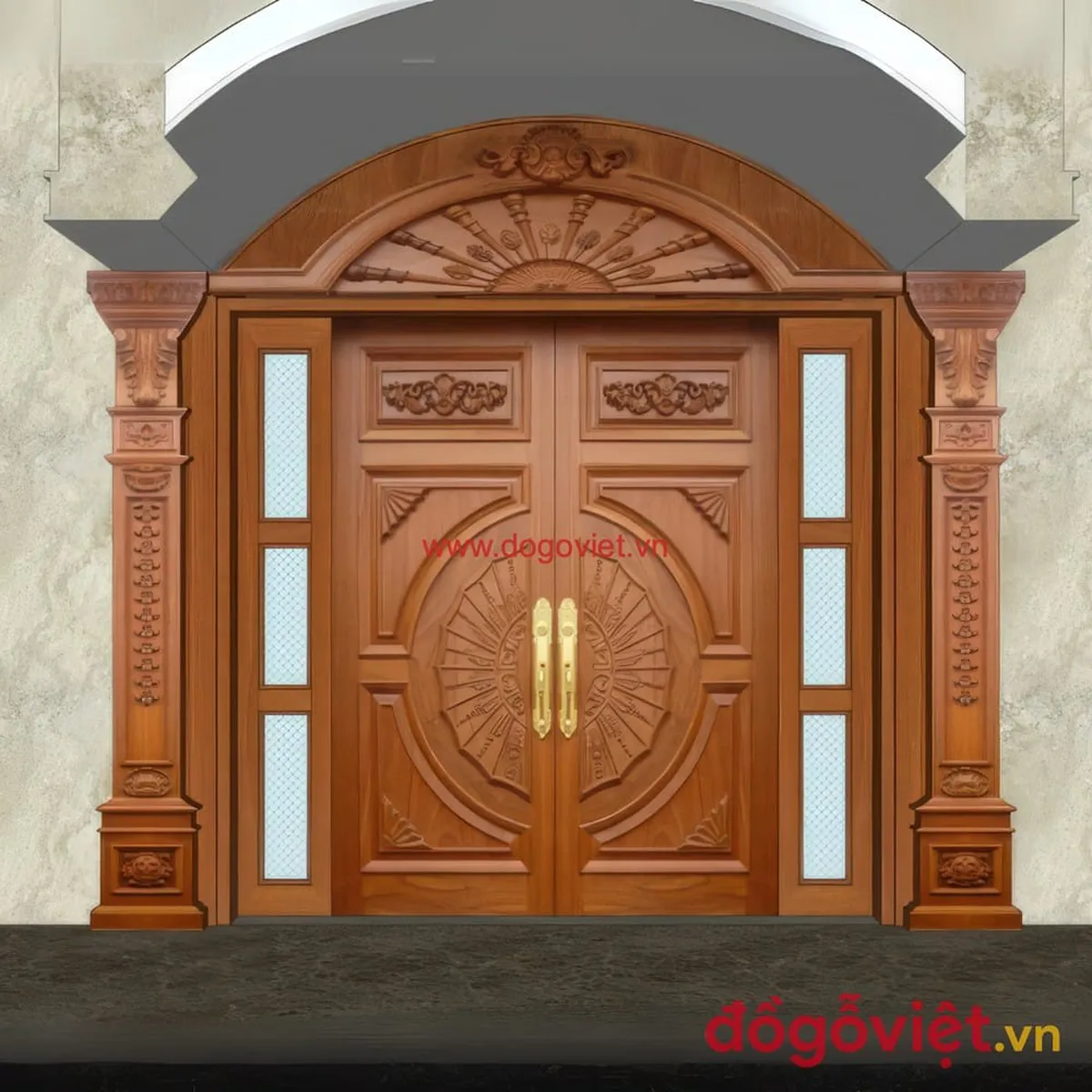 Cửa Gỗ Gõ Đỏ Cửa Gỗ Gõ Đỏ