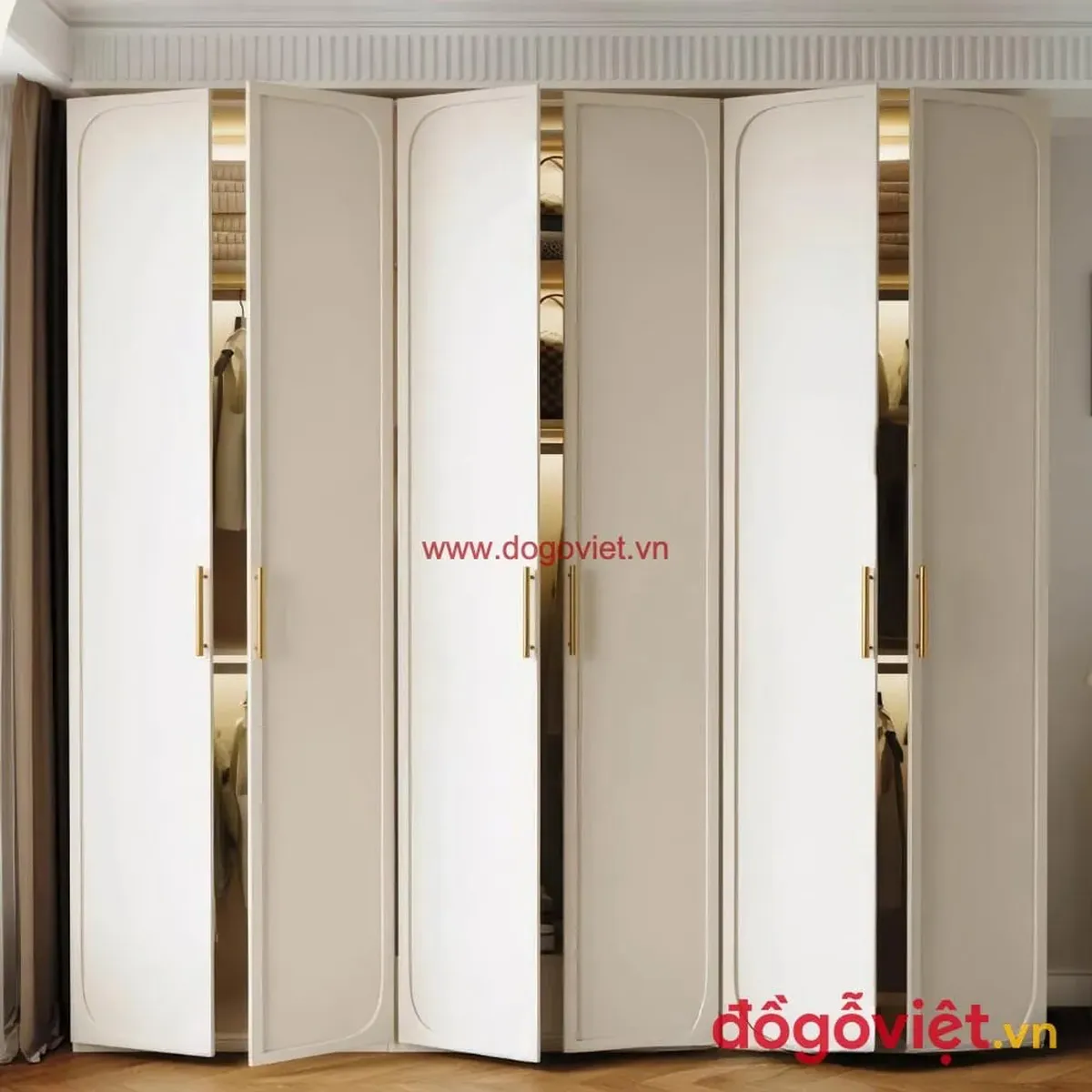 Kích thước tiêu chuẩn tủ quần áo kịch trần theo diện tích phòng ngủ 2025 Kích thước tiêu chuẩn tủ quần áo kịch trần theo diện tích phòng ngủ 2025