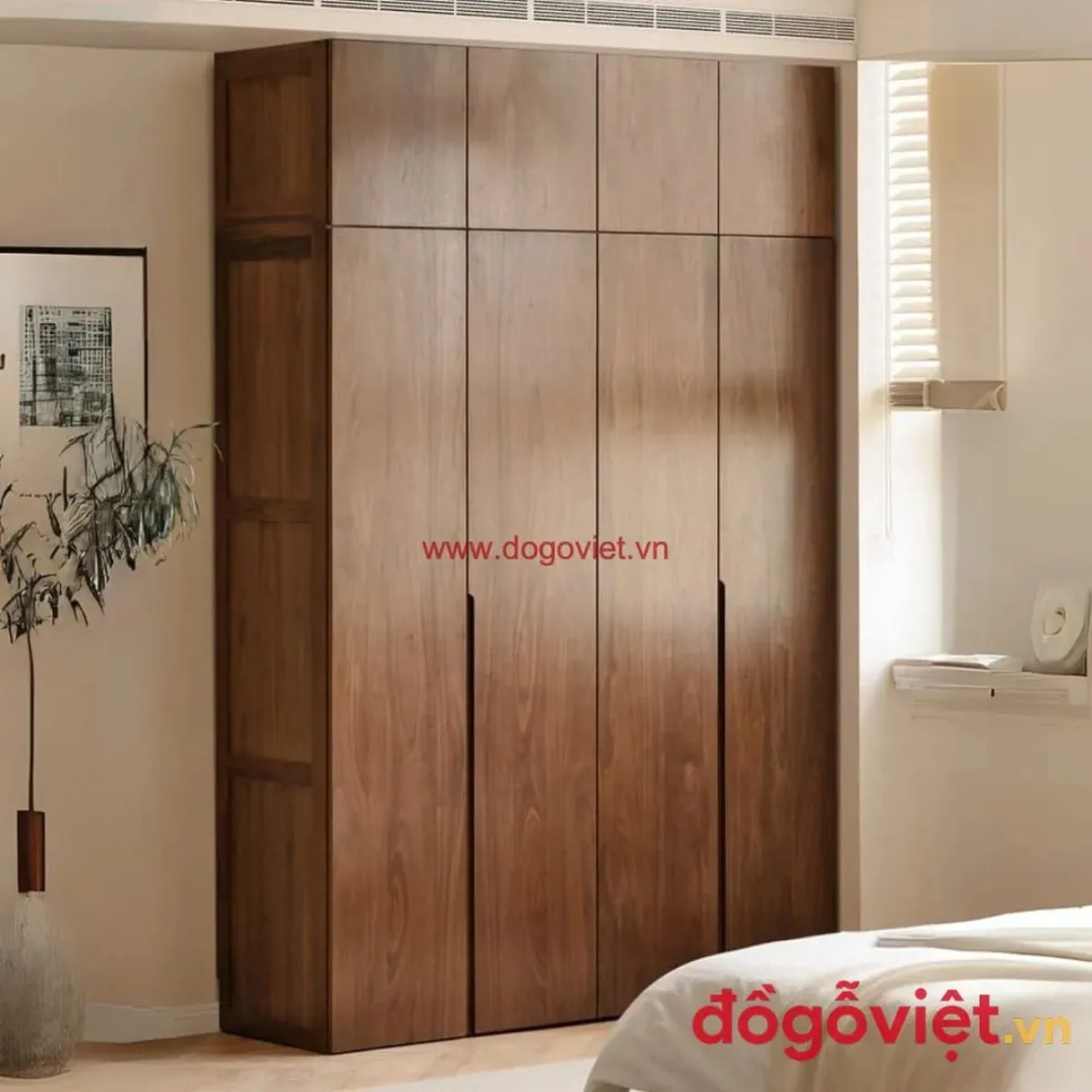 Kích thước tiêu chuẩn tủ quần áo kịch trần theo diện tích phòng ngủ 2025 Kích thước tiêu chuẩn tủ quần áo kịch trần theo diện tích phòng ngủ 2025