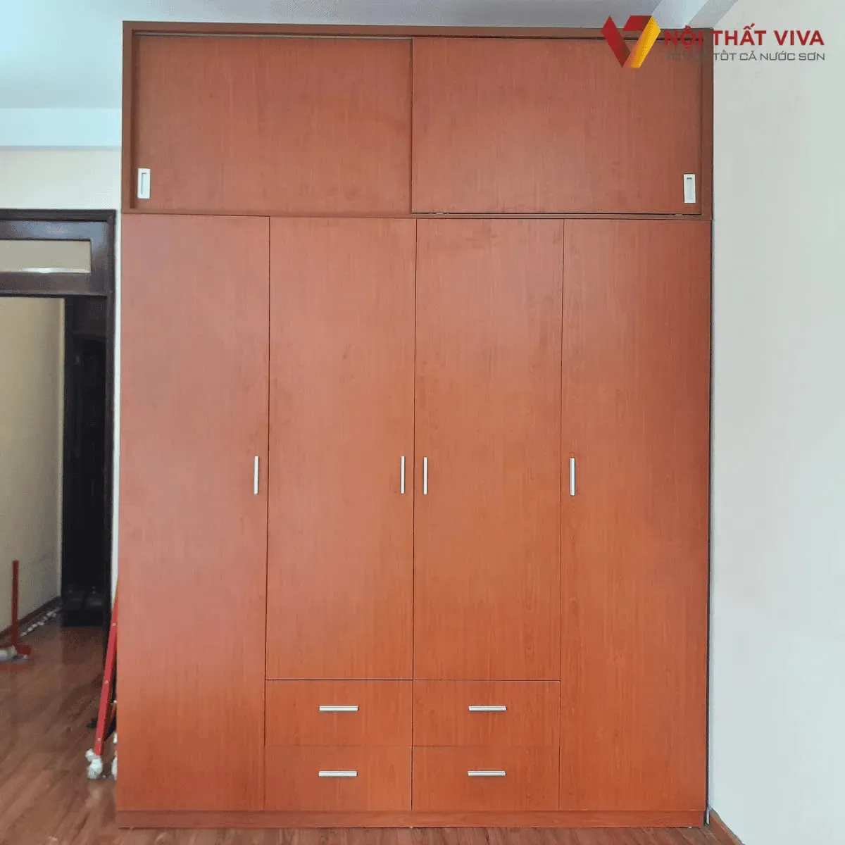 Kích thước tiêu chuẩn tủ quần áo kịch trần theo diện tích phòng ngủ 2025 Kích thước tiêu chuẩn tủ quần áo kịch trần theo diện tích phòng ngủ 2025