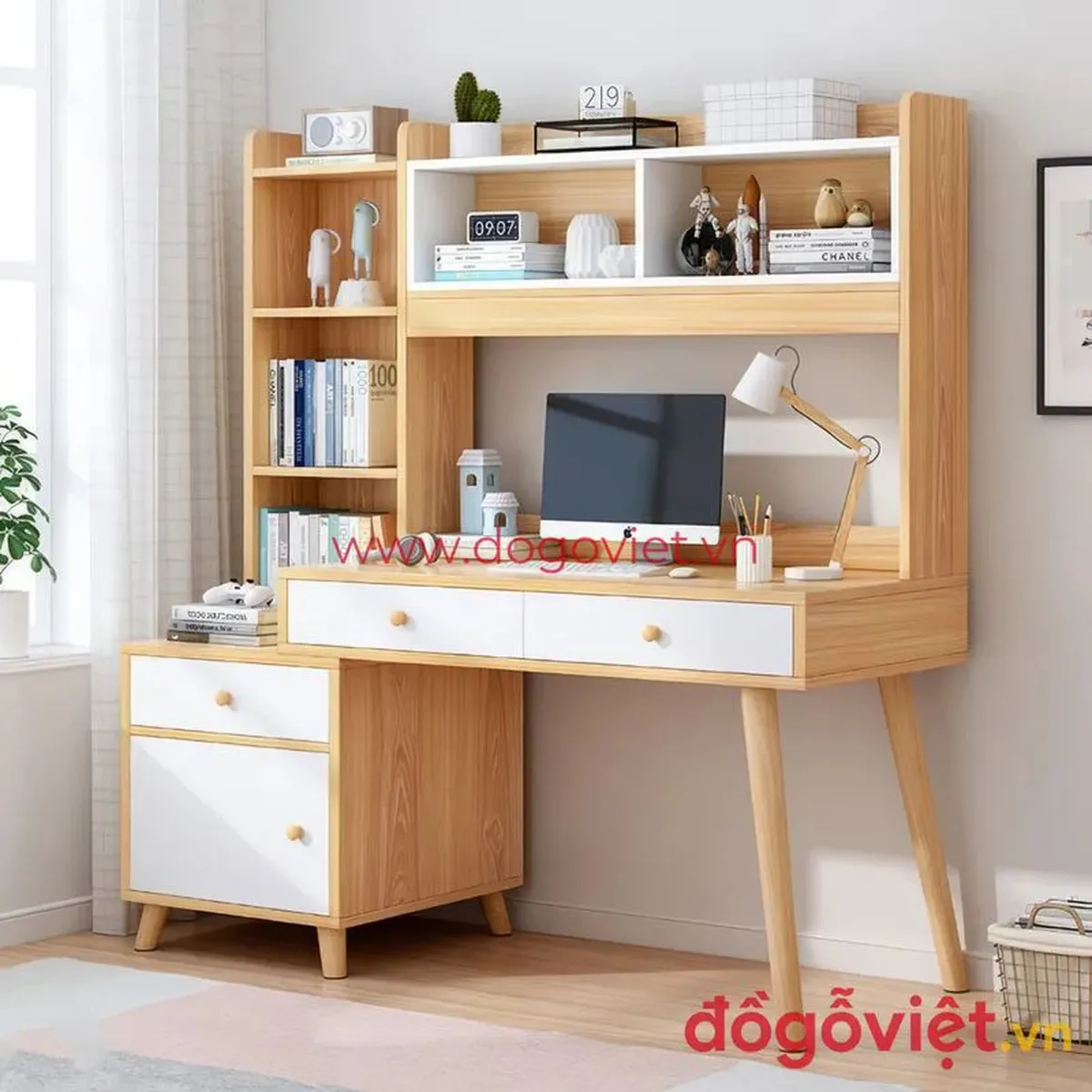 Kinh nghiệm chọn bàn học liền giá sách gỗ công nghiệp bền đẹp, giá hợp lý Kinh nghiệm chọn bàn học liền giá sách gỗ công nghiệp bền đẹp, giá hợp lý