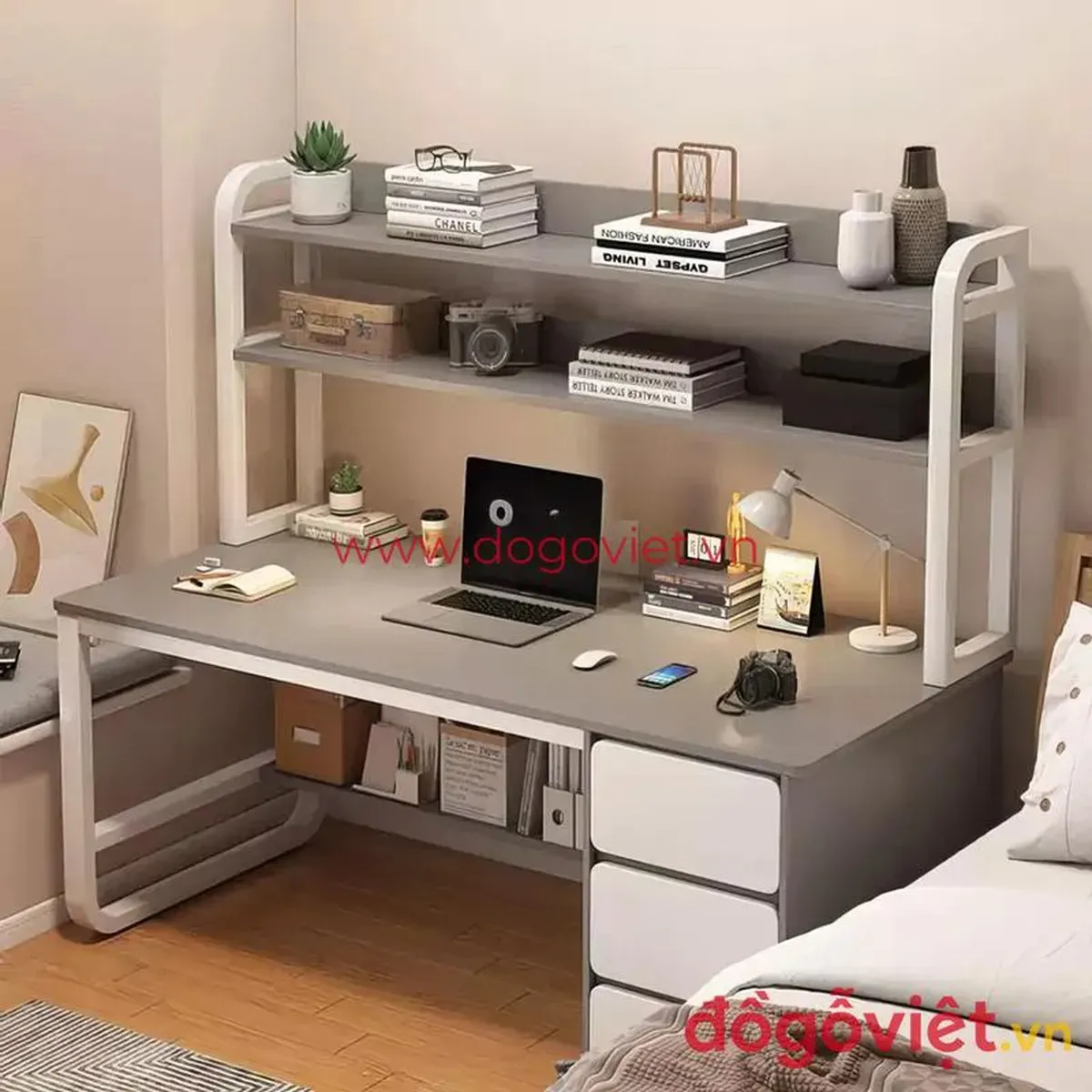 Kinh nghiệm chọn bàn học liền giá sách gỗ công nghiệp bền đẹp, giá hợp lý Kinh nghiệm chọn bàn học liền giá sách gỗ công nghiệp bền đẹp, giá hợp lý