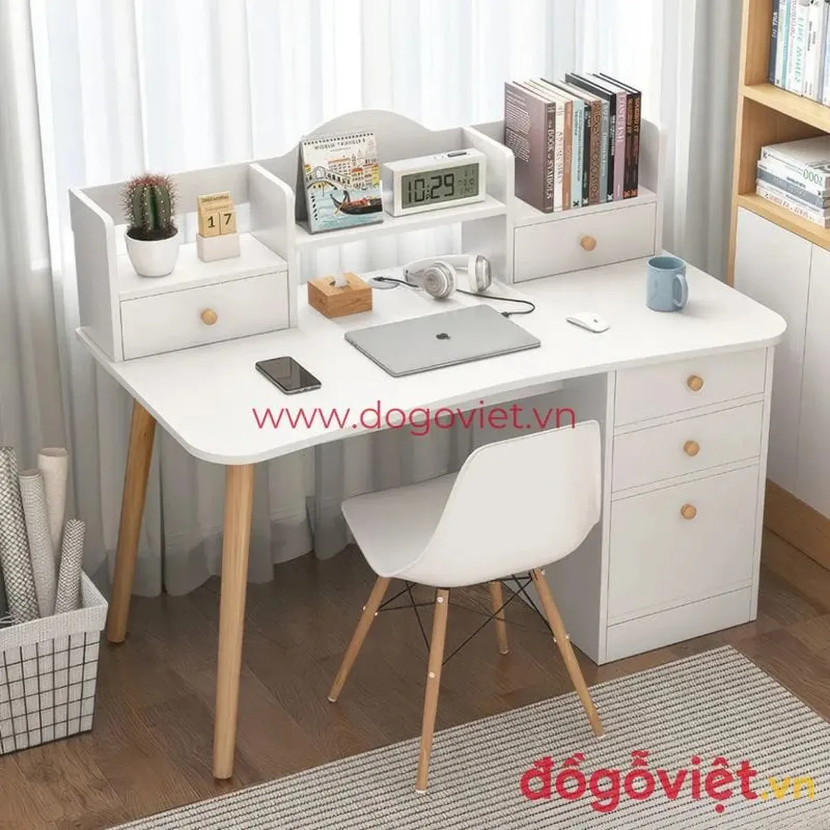 Kinh nghiệm chọn bàn học liền giá sách gỗ công nghiệp bền đẹp, giá hợp lý Kinh nghiệm chọn bàn học liền giá sách gỗ công nghiệp bền đẹp, giá hợp lý