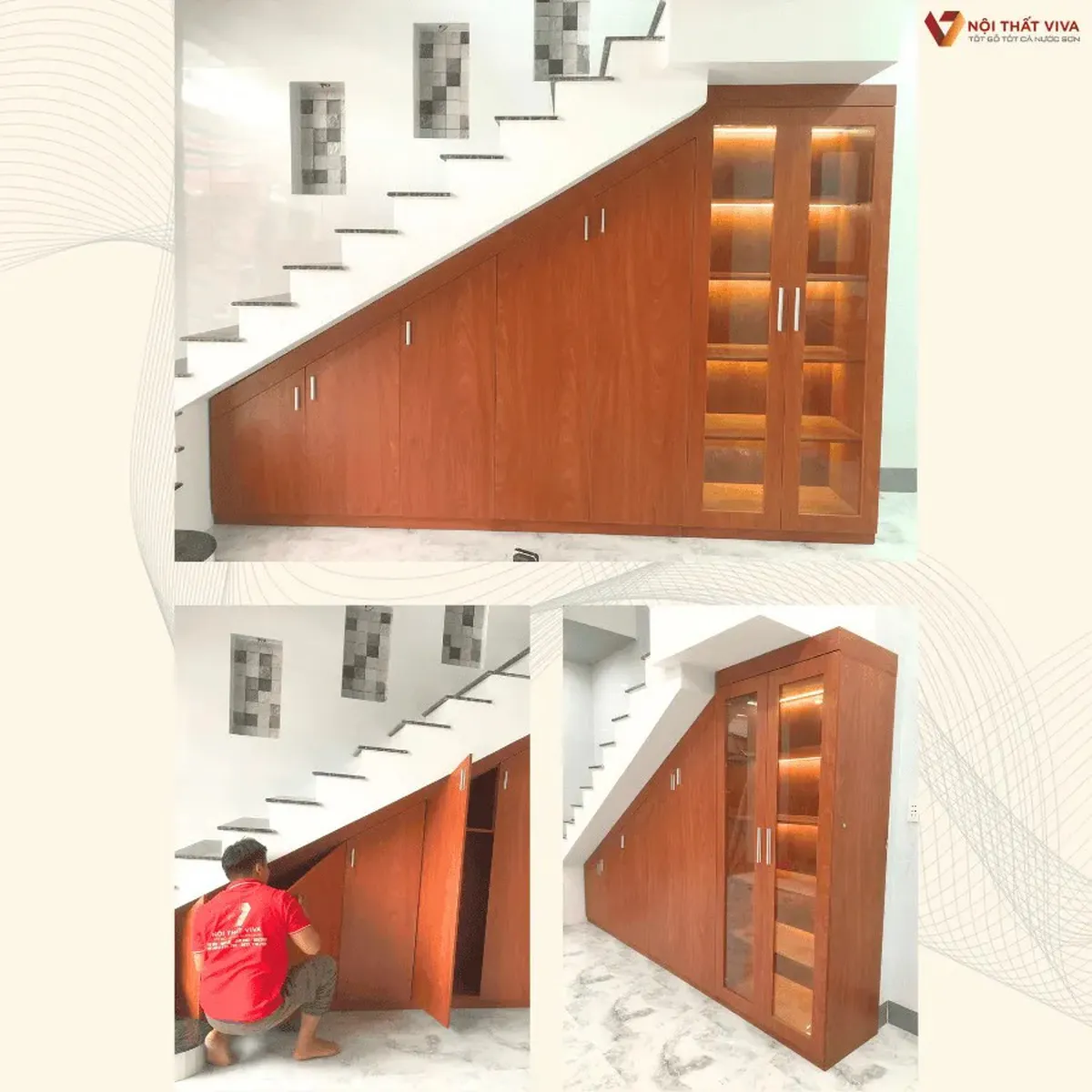 Ngỡ ngàng với 18+ mẫu kệ cầu thang gỗ công nghiệp đẹp xuất sắc Ngỡ ngàng với 18+ mẫu kệ cầu thang gỗ công nghiệp đẹp xuất sắc