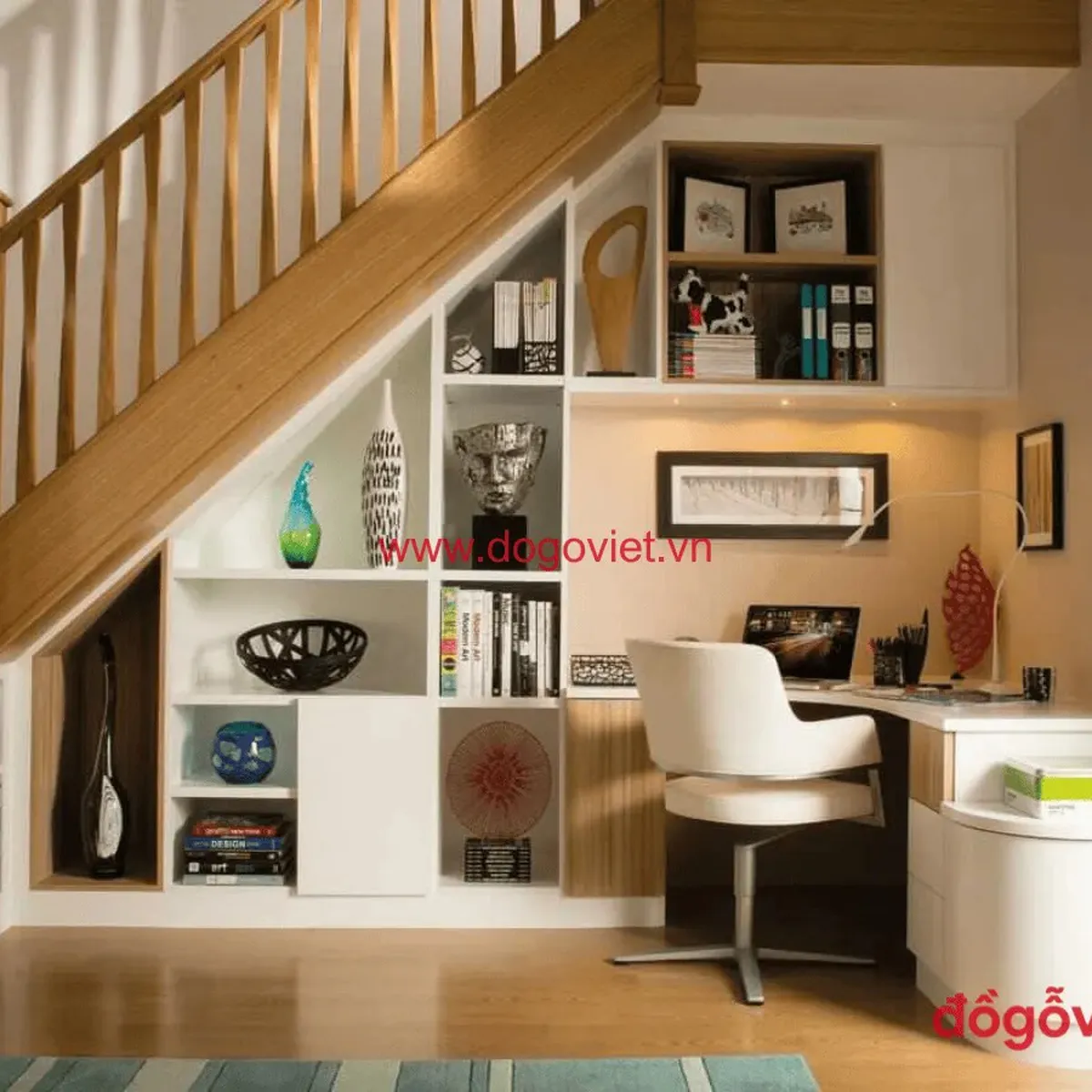 Ngỡ ngàng với 18+ mẫu kệ cầu thang gỗ công nghiệp đẹp xuất sắc Ngỡ ngàng với 18+ mẫu kệ cầu thang gỗ công nghiệp đẹp xuất sắc