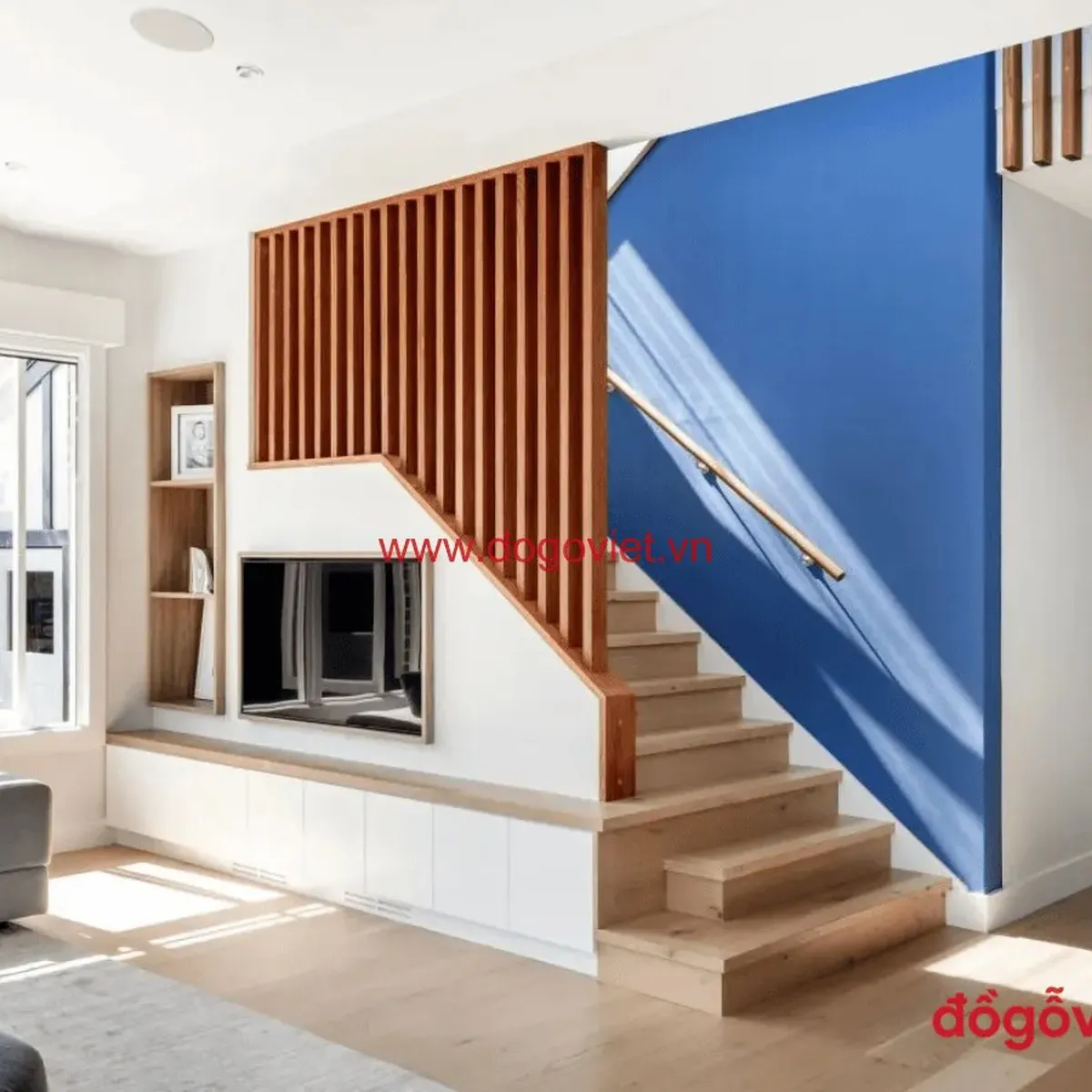 Ngỡ ngàng với 18+ mẫu kệ cầu thang gỗ công nghiệp đẹp xuất sắc Ngỡ ngàng với 18+ mẫu kệ cầu thang gỗ công nghiệp đẹp xuất sắc