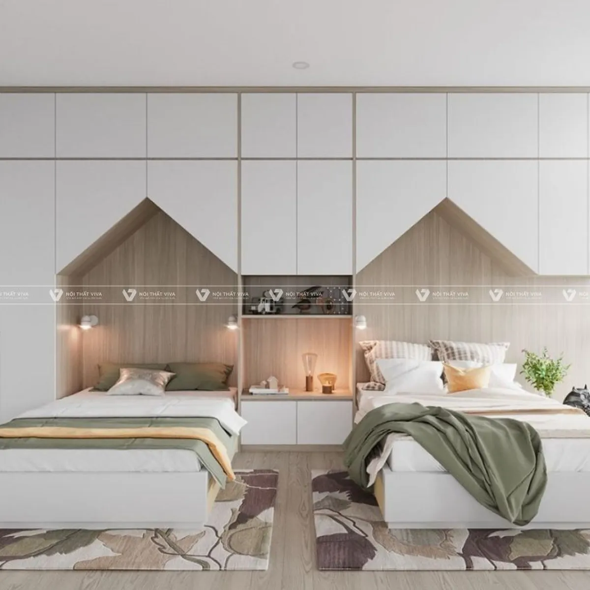 Nguyên tắc cần tắm trong thiết kế phòng cho 2 bé trai và gái đẹp Nguyên tắc cần tắm trong thiết kế phòng cho 2 bé trai và gái đẹp