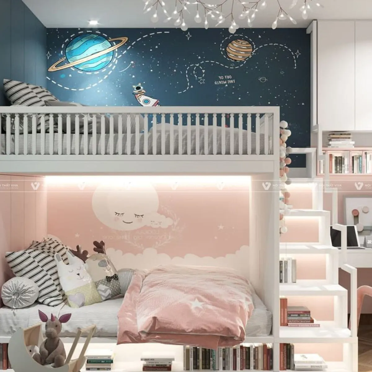 Nguyên tắc cần tắm trong thiết kế phòng cho 2 bé trai và gái đẹp Nguyên tắc cần tắm trong thiết kế phòng cho 2 bé trai và gái đẹp