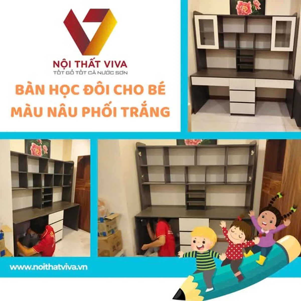 Review những mẫu bàn học đôi đẹp nhất đáng đầu tư cho bé Review những mẫu bàn học đôi đẹp nhất đáng đầu tư cho bé