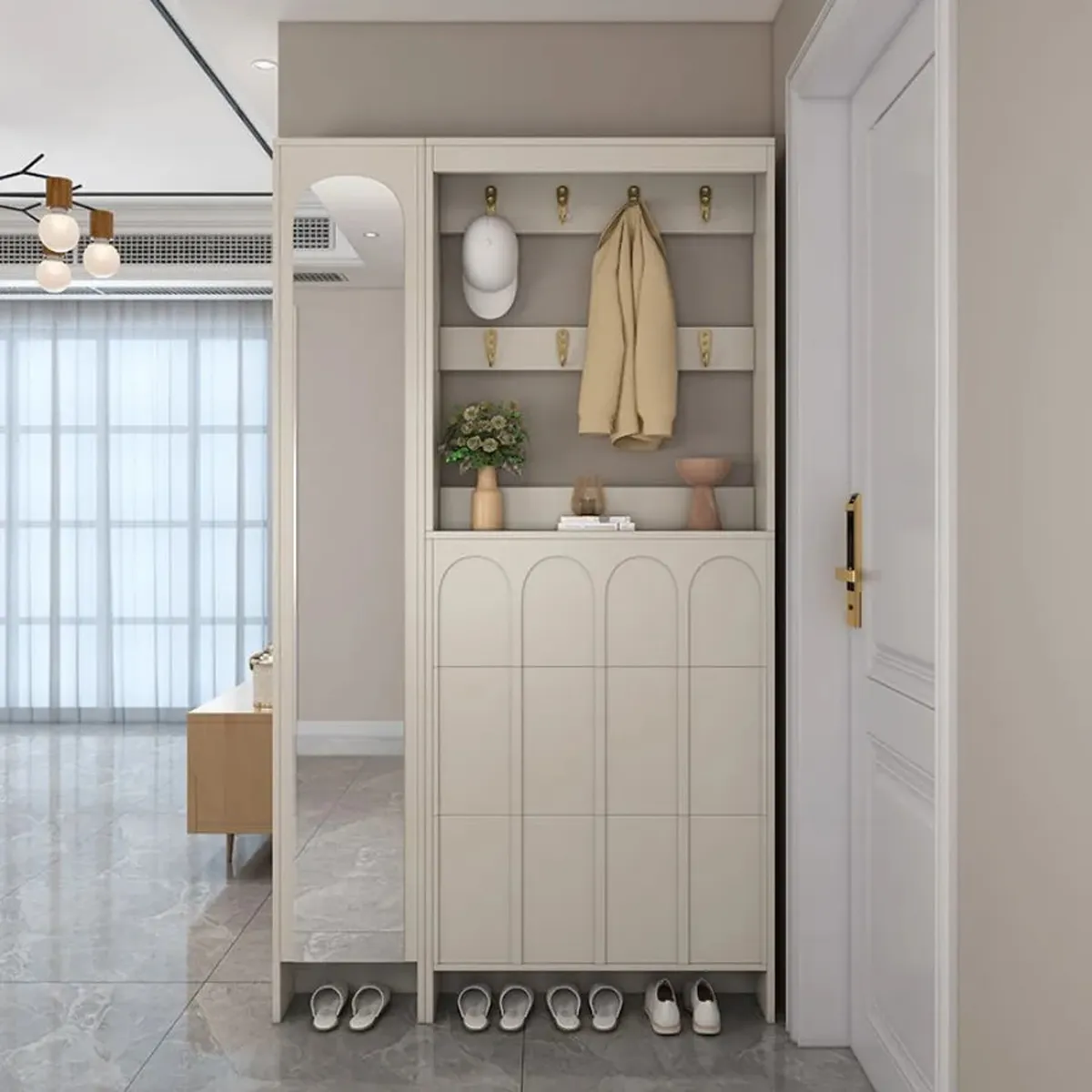 15+ mẫu tủ giày kết hợp kệ trang trí đáng sắm nhất cho gia đình trẻ 15+ mẫu tủ giày kết hợp kệ trang trí đáng sắm nhất cho gia đình trẻ