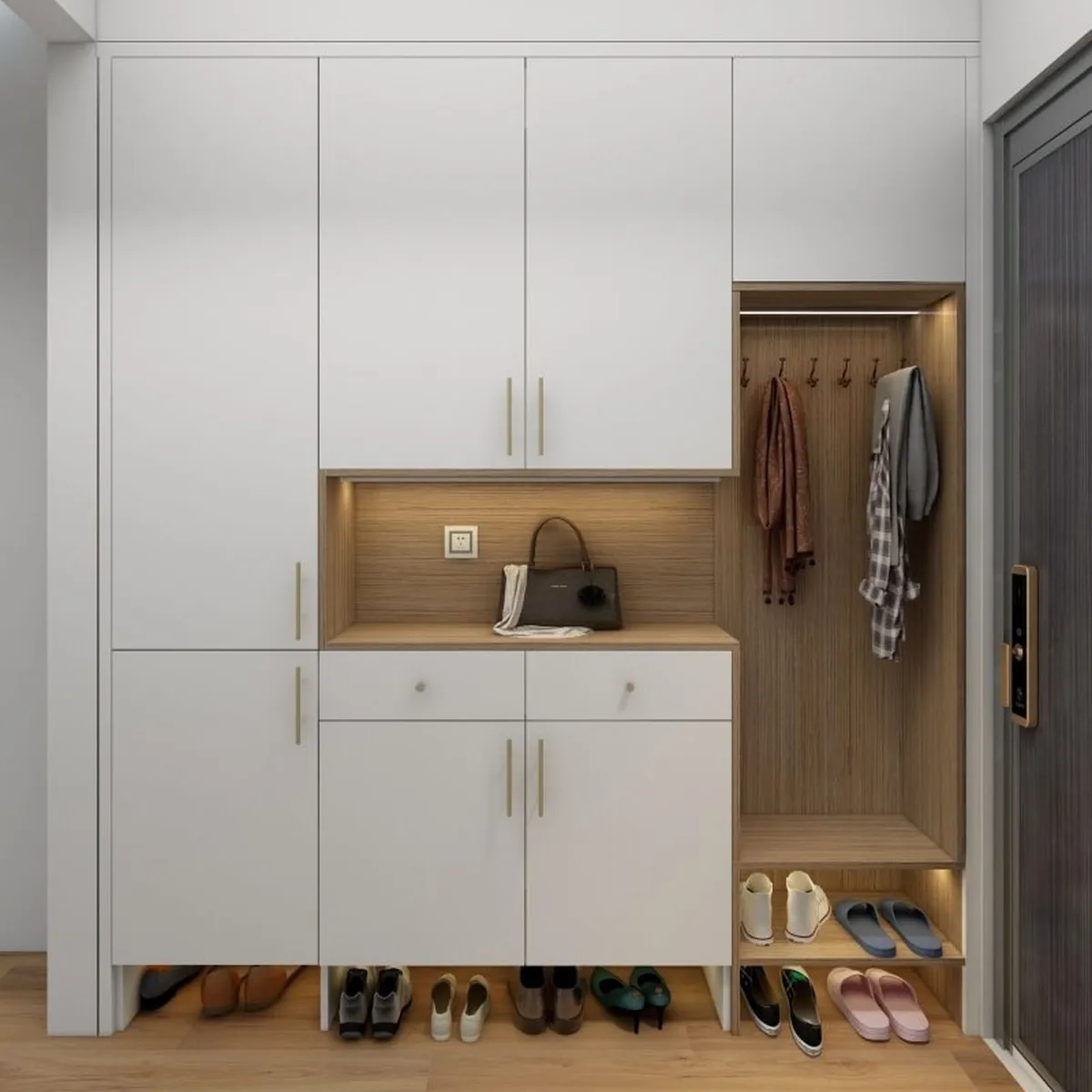 15+ mẫu tủ giày kết hợp kệ trang trí đáng sắm nhất cho gia đình trẻ 15+ mẫu tủ giày kết hợp kệ trang trí đáng sắm nhất cho gia đình trẻ