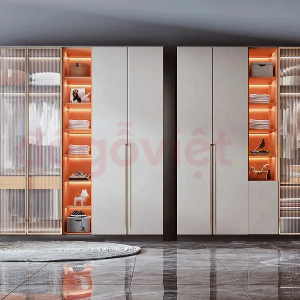 Top 5 mẫu tủ áo cánh kính khung gỗ đẹp xuất sắc và bắt trend nhất