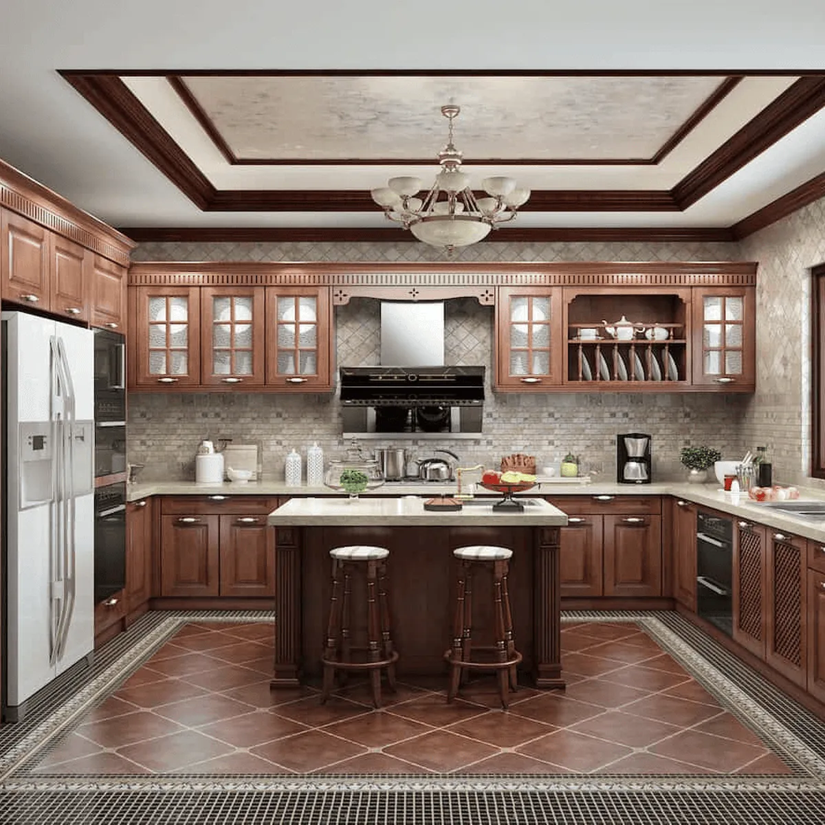 Tủ Bếp Cổ Điển Tủ Bếp Cổ Điển