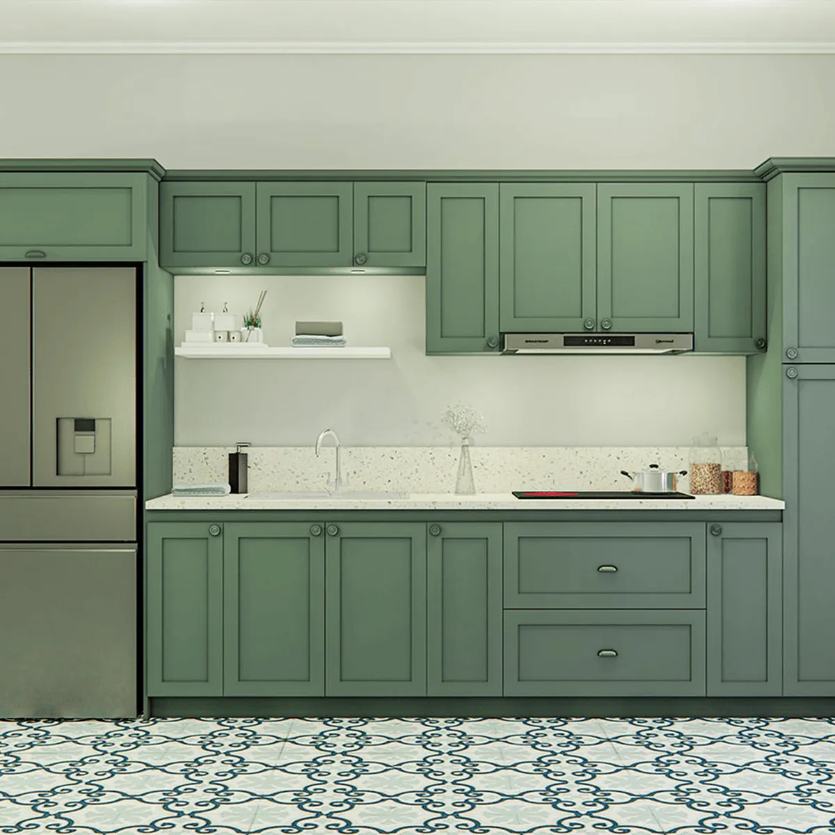 Tủ Bếp Cổ Điển Tủ Bếp Cổ Điển