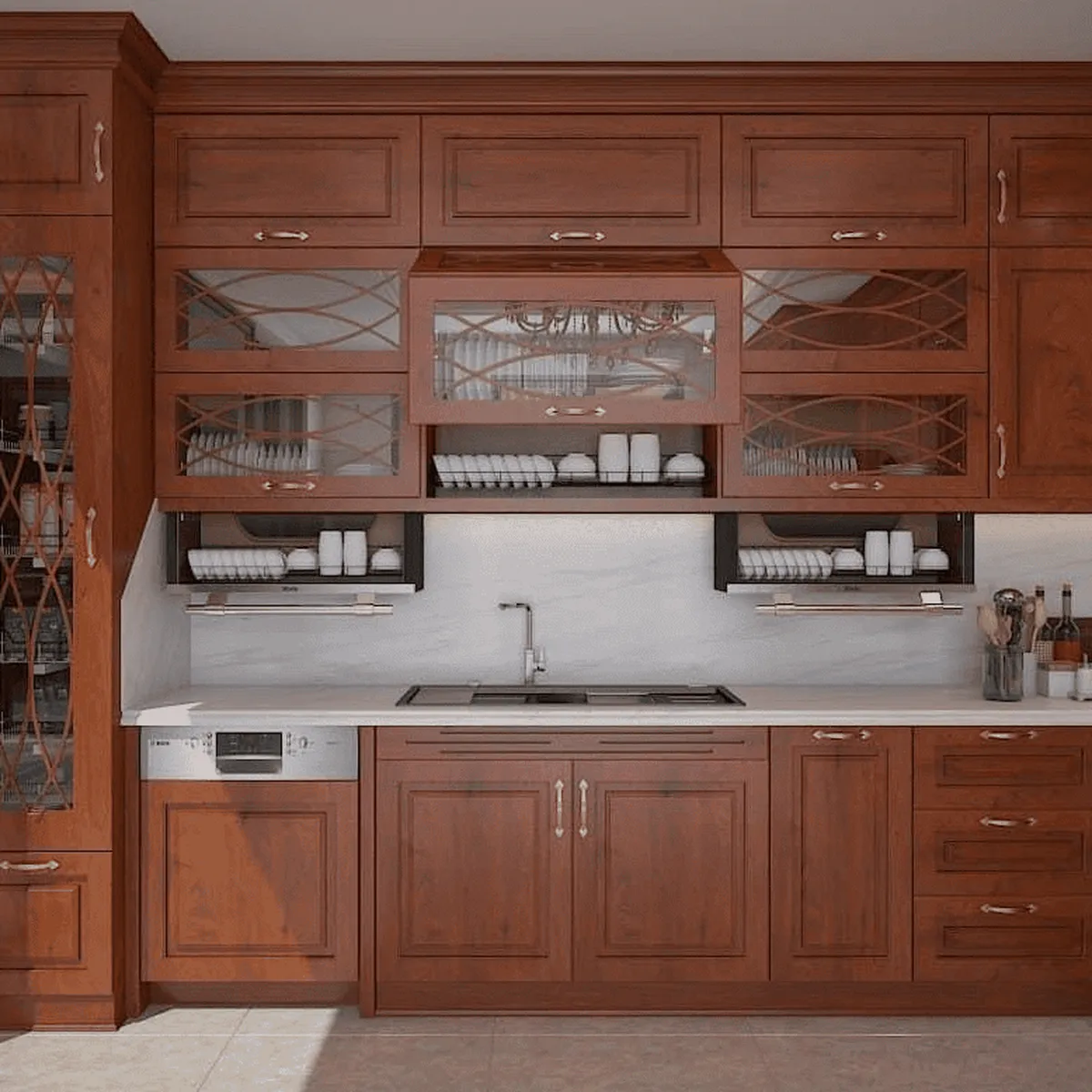 Tủ Bếp Cổ Điển Tủ Bếp Cổ Điển