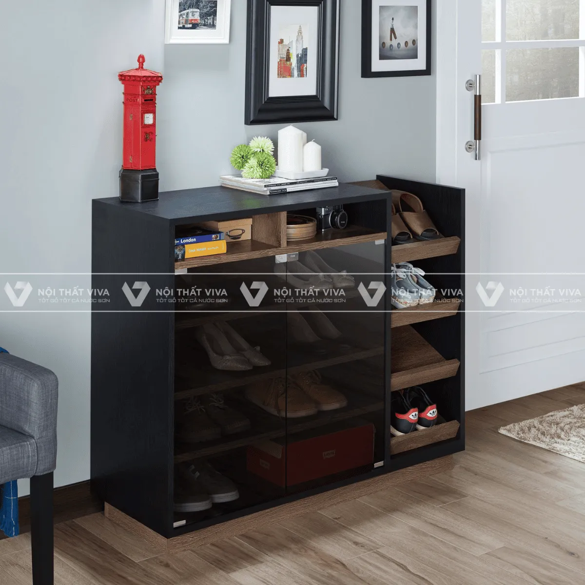 Tủ Giày Cánh Kính Tủ Giày Cánh Kính