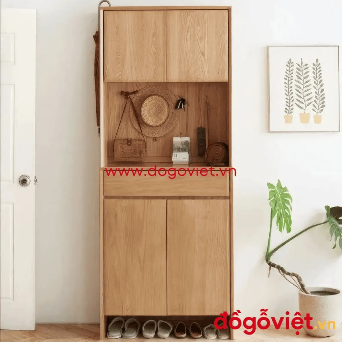 Tủ Giày Dép Gỗ Tự Nhiên Tủ Giày Dép Gỗ Tự Nhiên