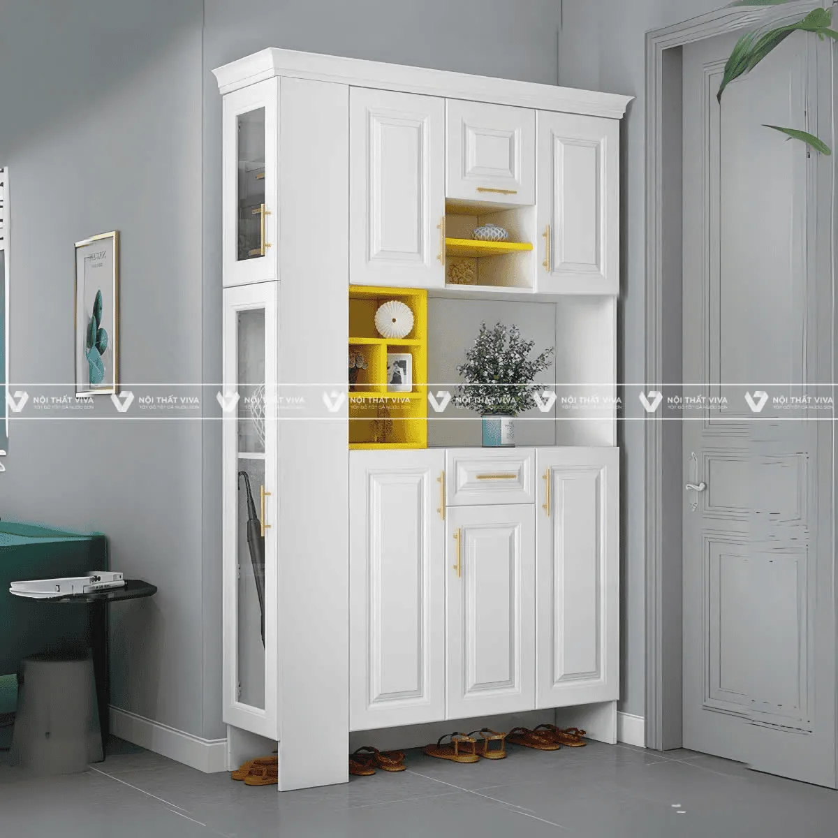Tủ Giày Gỗ Công Nghiệp Tủ Giày Gỗ Công Nghiệp