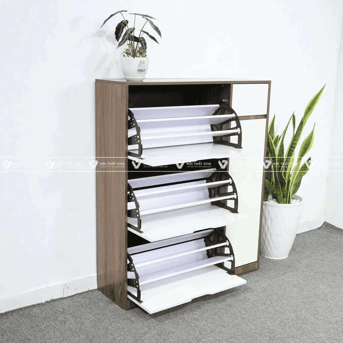 Tủ Giày Gỗ Công Nghiệp Tủ Giày Gỗ Công Nghiệp