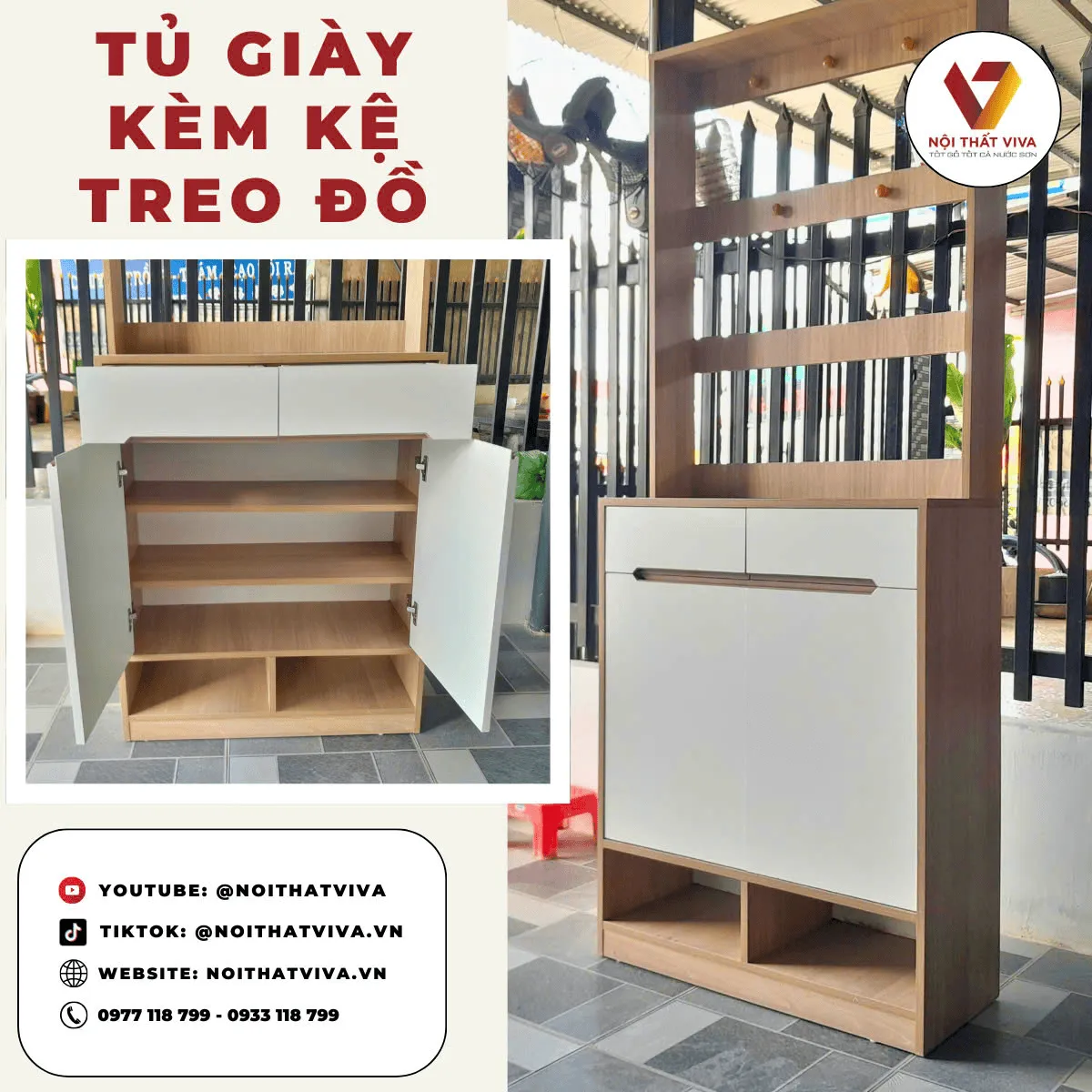 Tủ Giày Gỗ Công Nghiệp Tủ Giày Gỗ Công Nghiệp