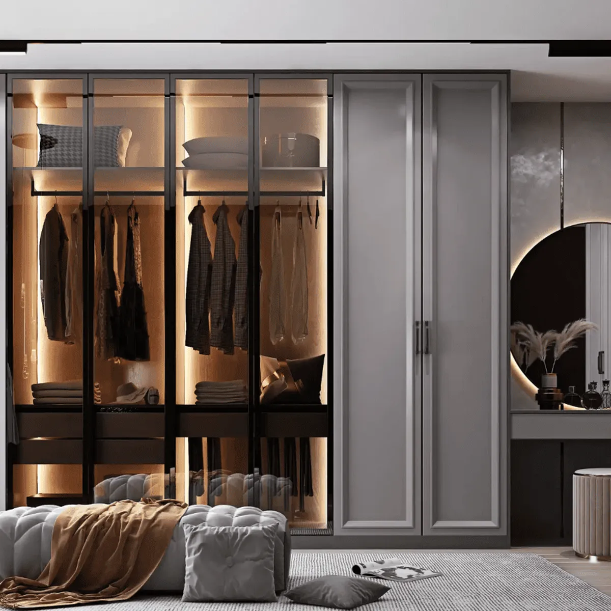 Tủ Quần Áo Hiện Đại Tủ Quần Áo Hiện Đại