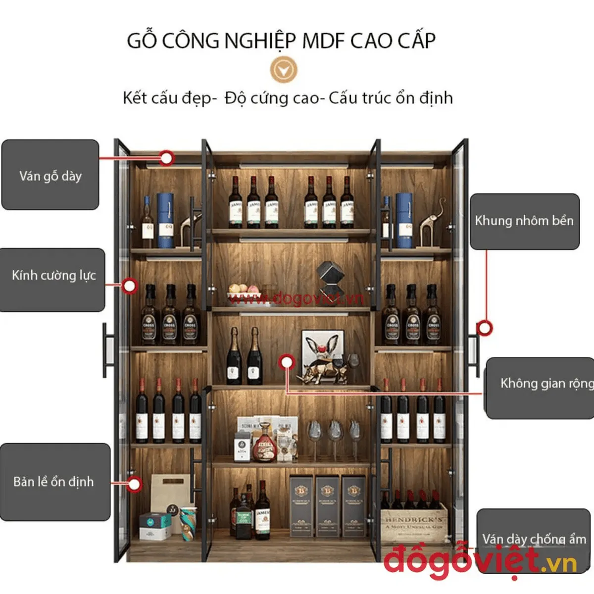Tủ Rượu Cánh Kính Tủ Rượu Cánh Kính