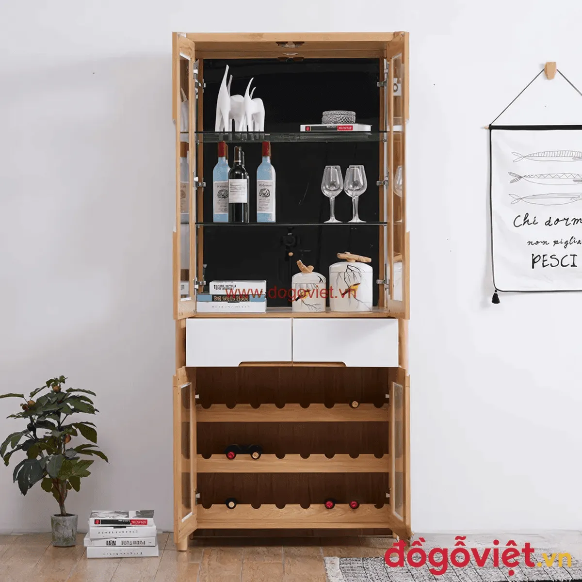 Tủ Rượu Cánh Kính Tủ Rượu Cánh Kính