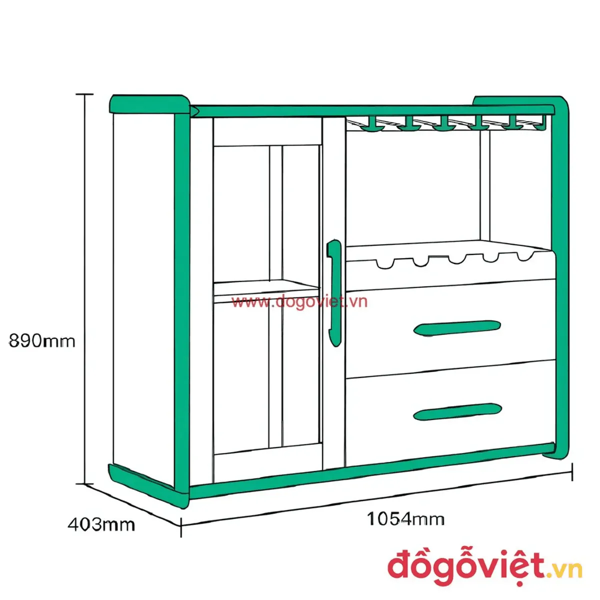 Tủ Rượu Mini Tủ Rượu Mini