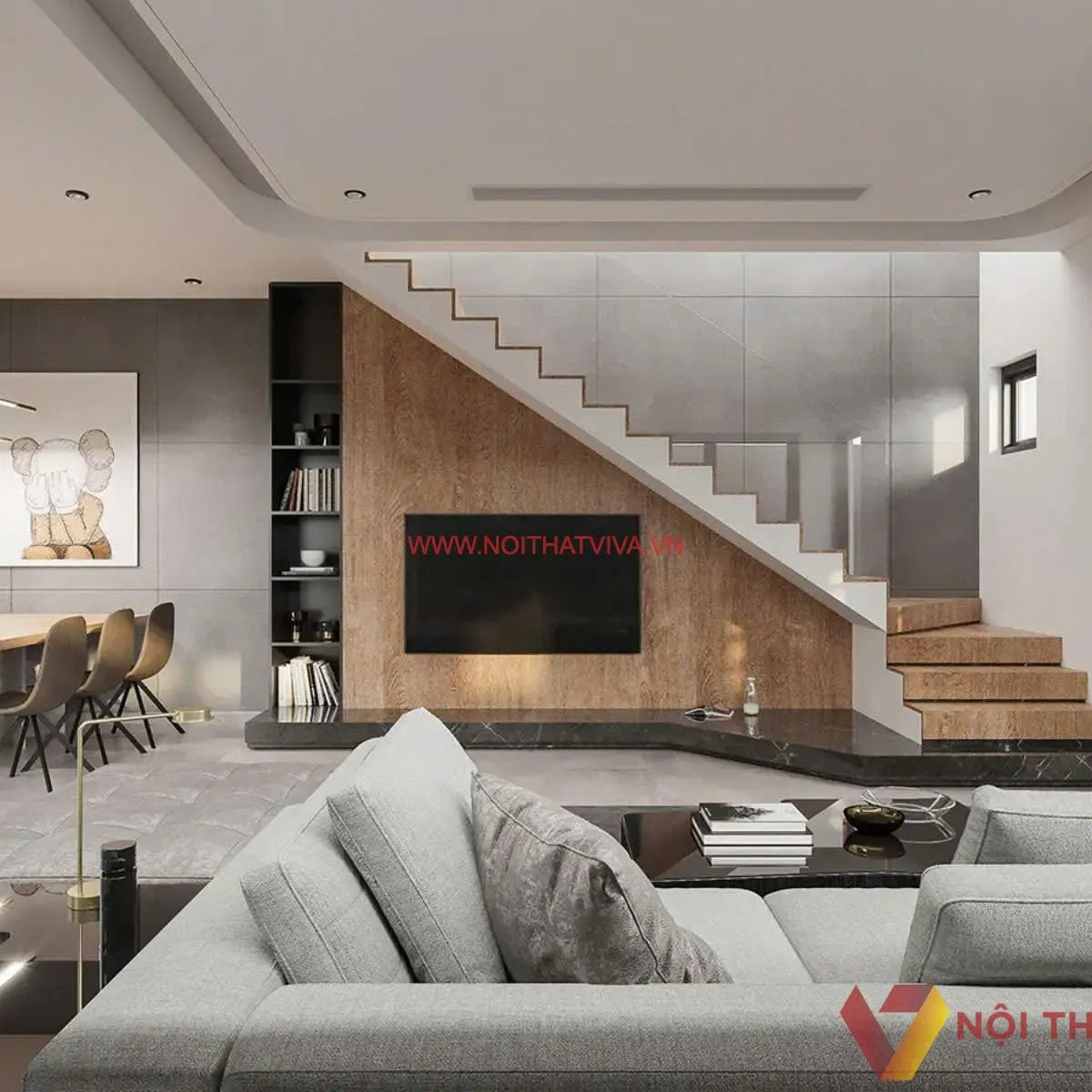 Tủ Tivi Gầm Cầu Thang Tủ Tivi Gầm Cầu Thang