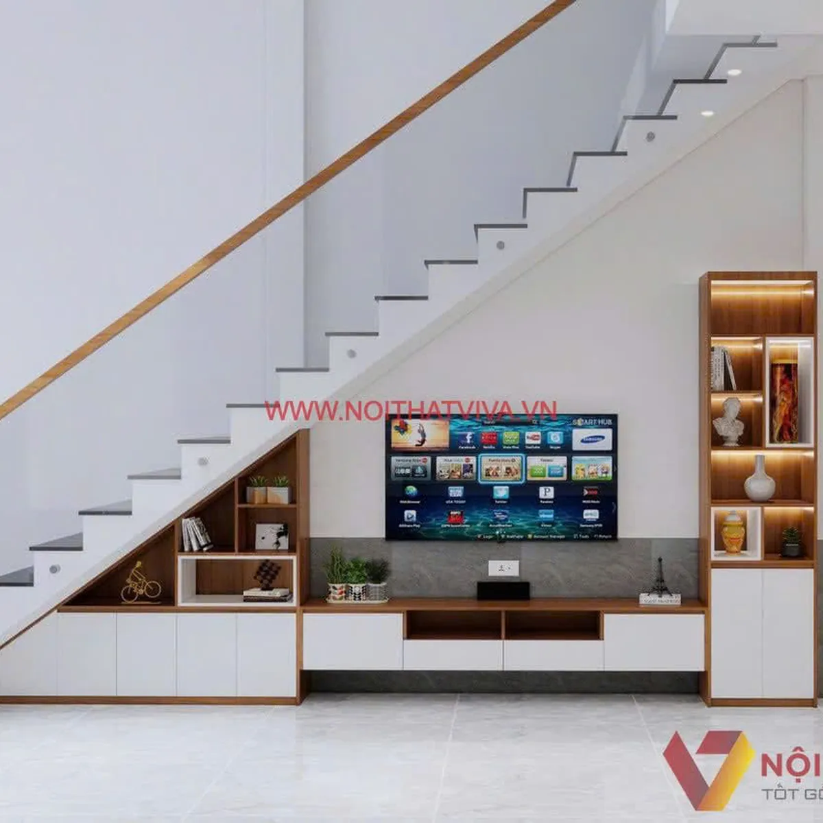Tủ Tivi Gầm Cầu Thang Tủ Tivi Gầm Cầu Thang