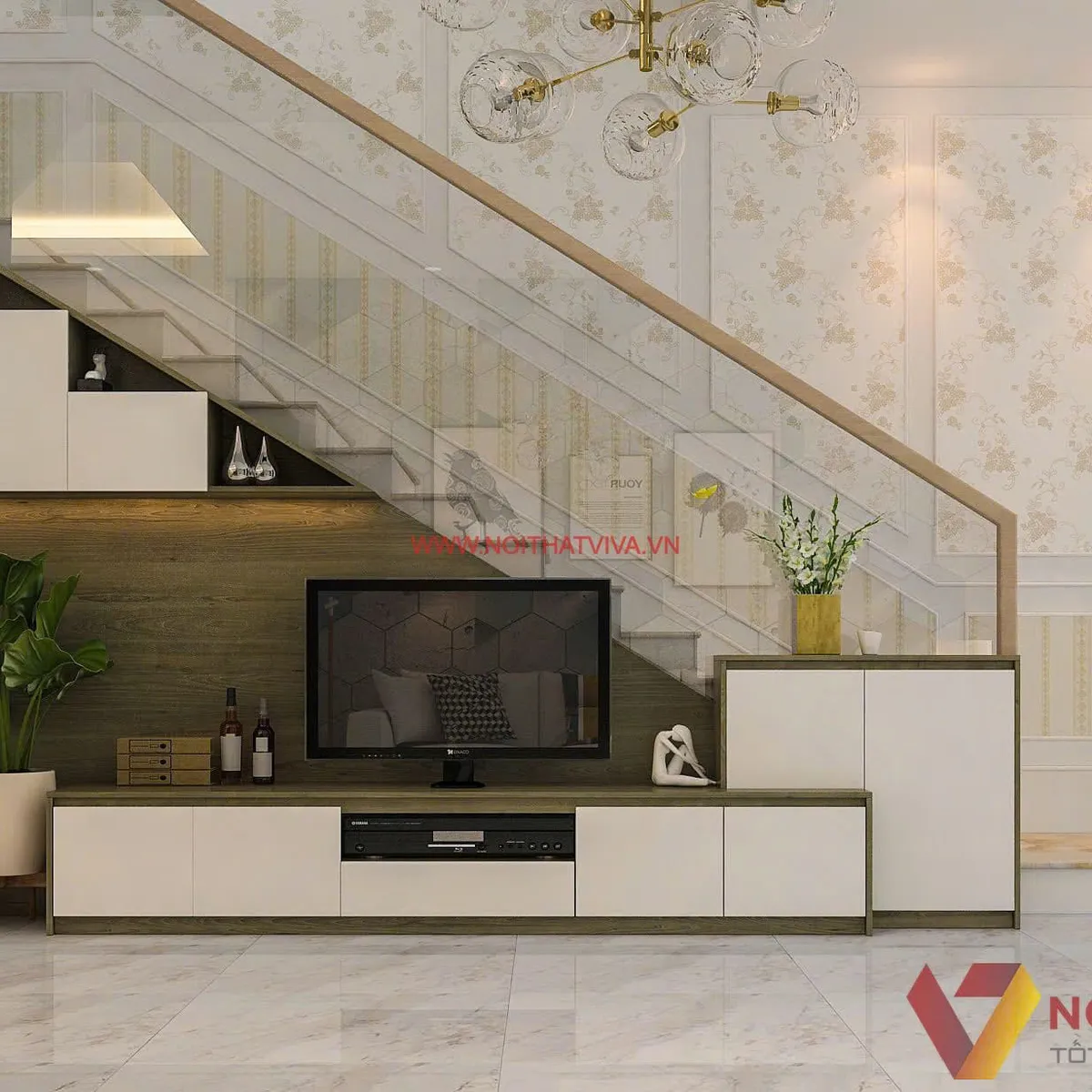 Tủ Tivi Gầm Cầu Thang Tủ Tivi Gầm Cầu Thang