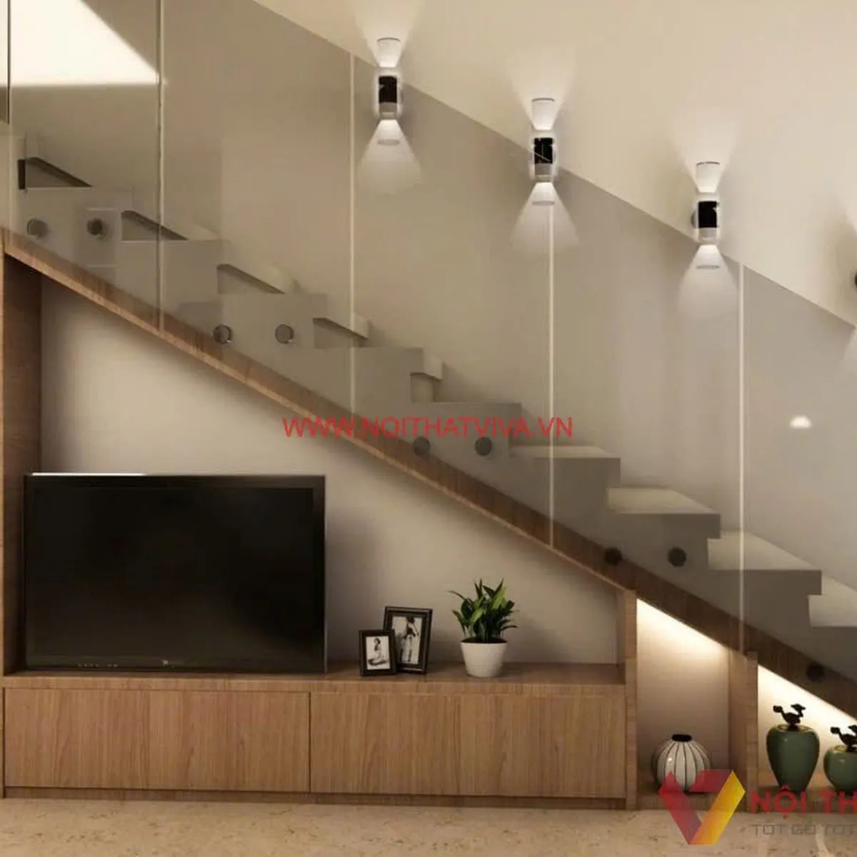 Tủ Tivi Gầm Cầu Thang Tủ Tivi Gầm Cầu Thang