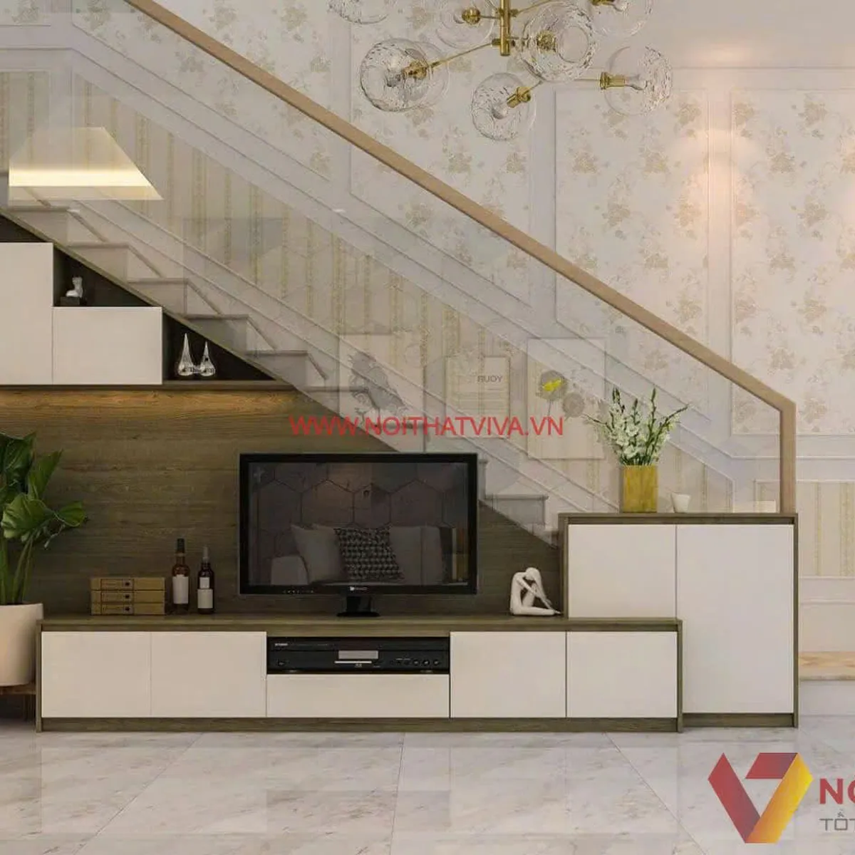 Tủ Tivi Gầm Cầu Thang Tủ Tivi Gầm Cầu Thang