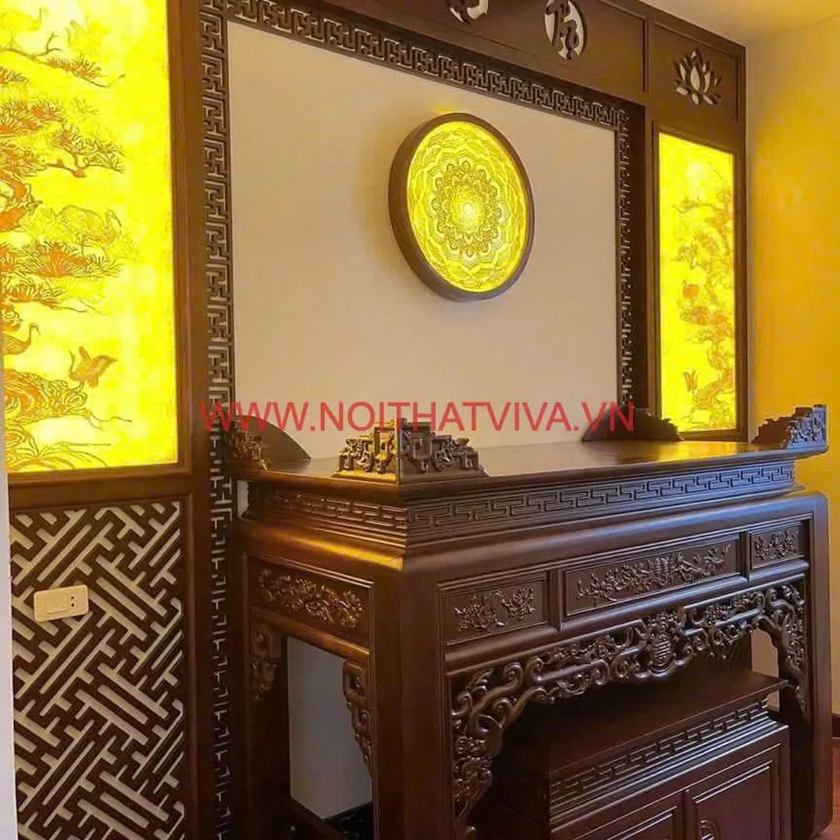 Vách Ngăn Phòng Thờ Vách Ngăn Phòng Thờ