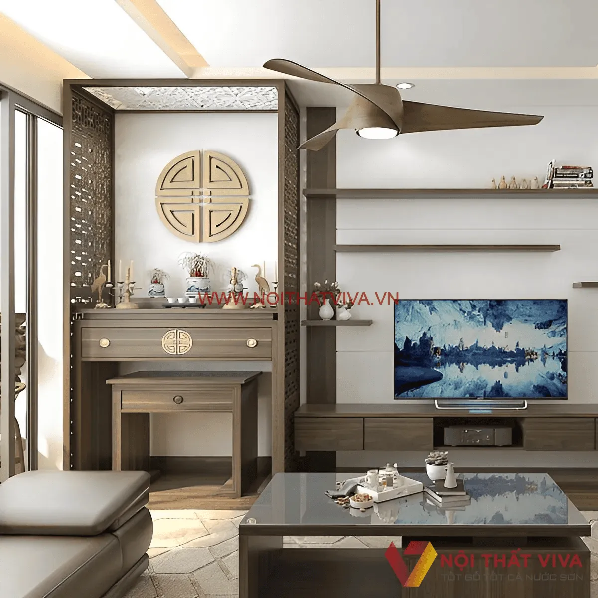 Vách Ngăn Phòng Thờ Vách Ngăn Phòng Thờ