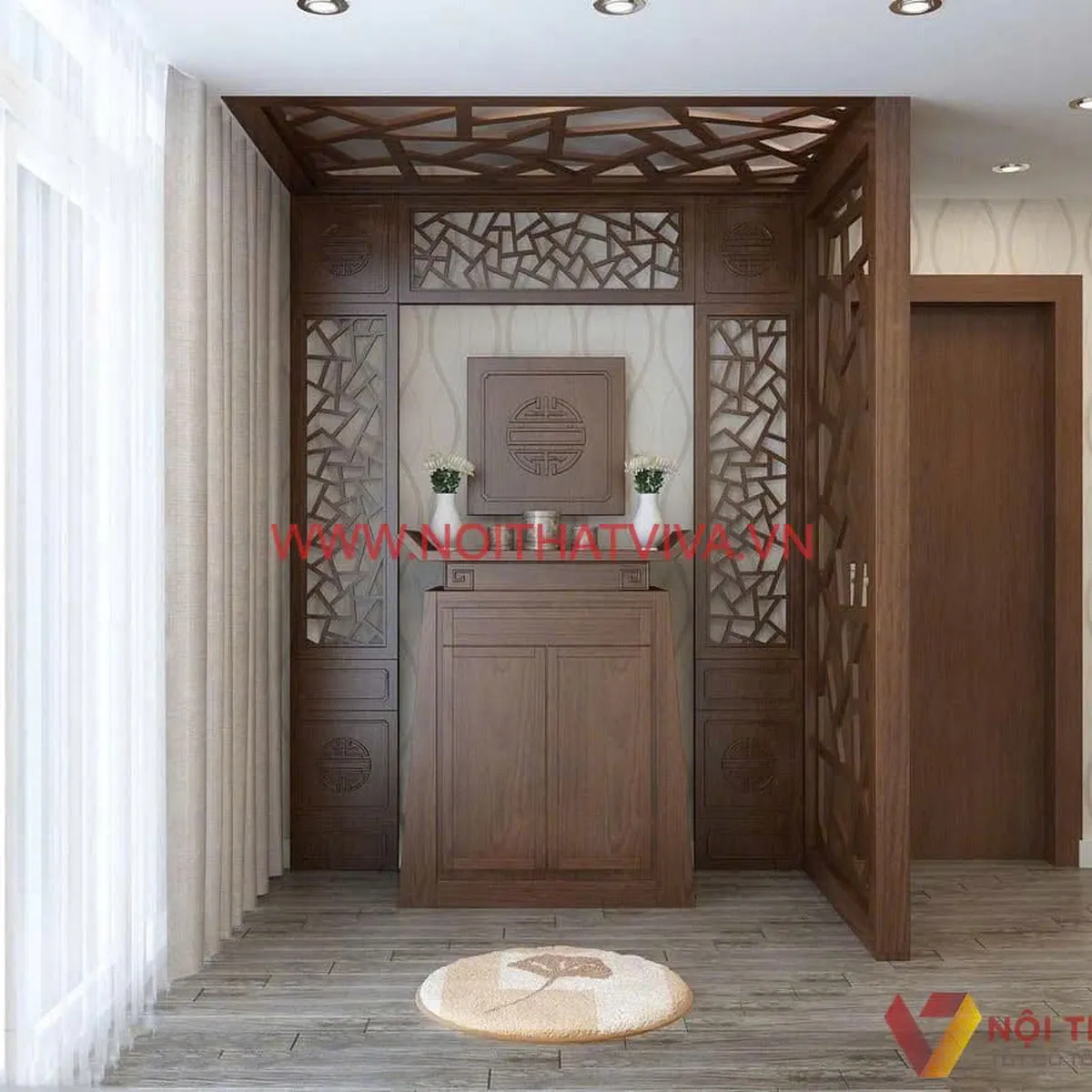 Vách Ngăn Phòng Thờ Vách Ngăn Phòng Thờ