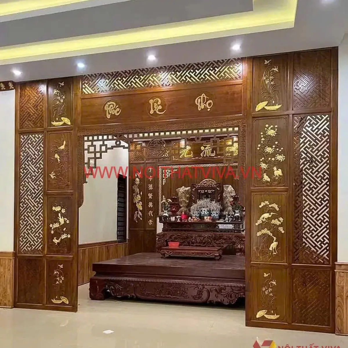 Vách Ngăn Phòng Thờ Vách Ngăn Phòng Thờ