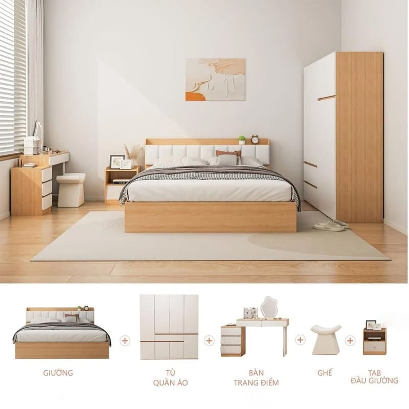 79+ Mẫu Combo Phòng Ngủ Đẹp, Giá Rẻ, Phù Hợp Mọi Không Gian, Góp 0%