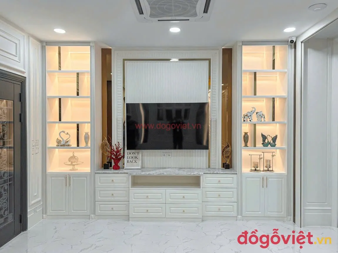 100+ Tủ Đứng Trang Trí Phòng Khách, Phòng Ngủ Đẹp, Hiện Đại (4/2025)