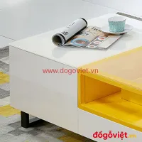 Bàn Trà Chân Sắt Mặt Kính Sang Trọng Kết Cấu Bền Bỉ Chất Lượng Cao