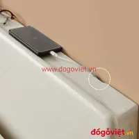 Giường Ngủ Gỗ Đẹp Hiện Đại Màu Trắng Tích Hợp Đèn Led Sang Trọng